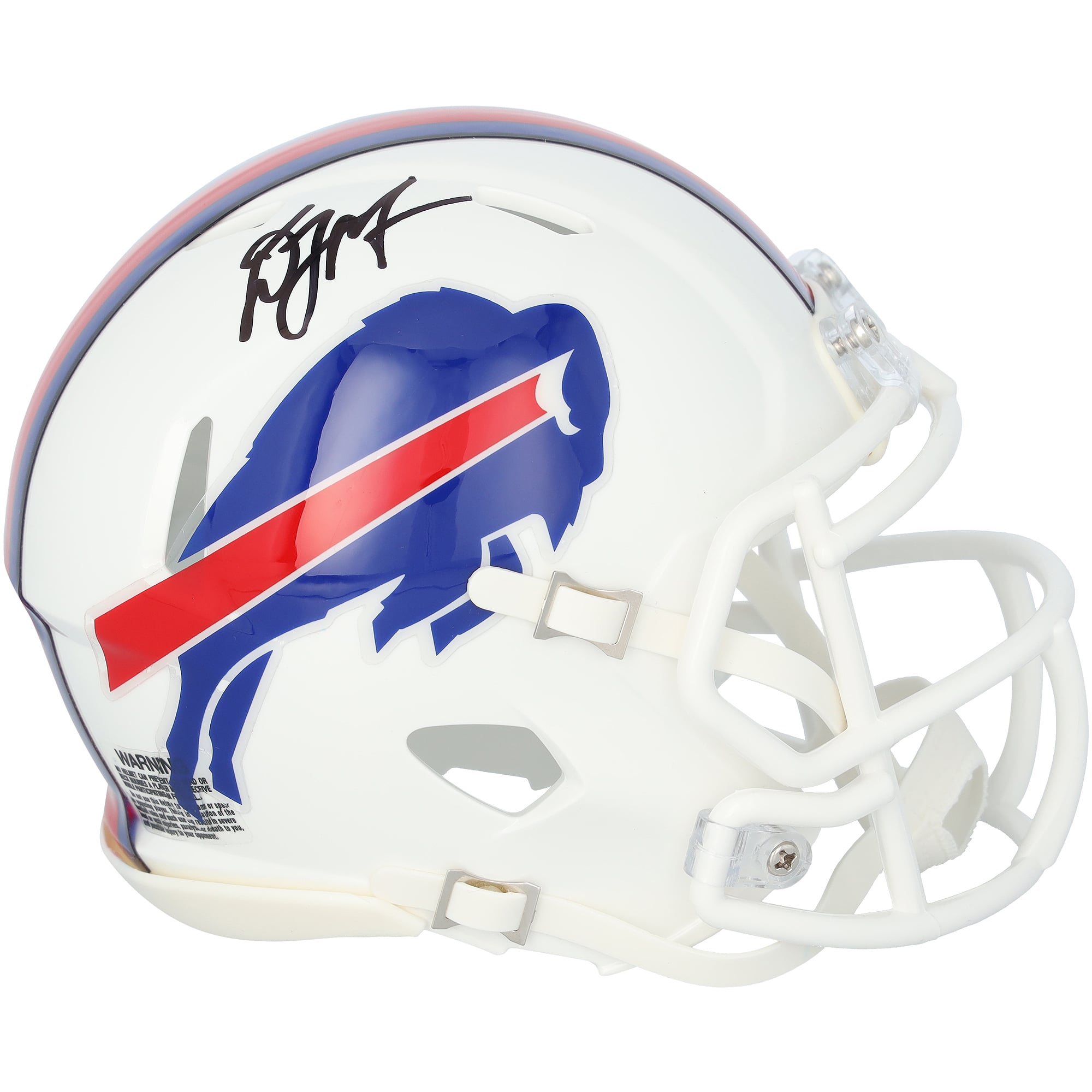 D.J. Moore Buffalo Bills Autographed Riddell Speed Mini Helmet