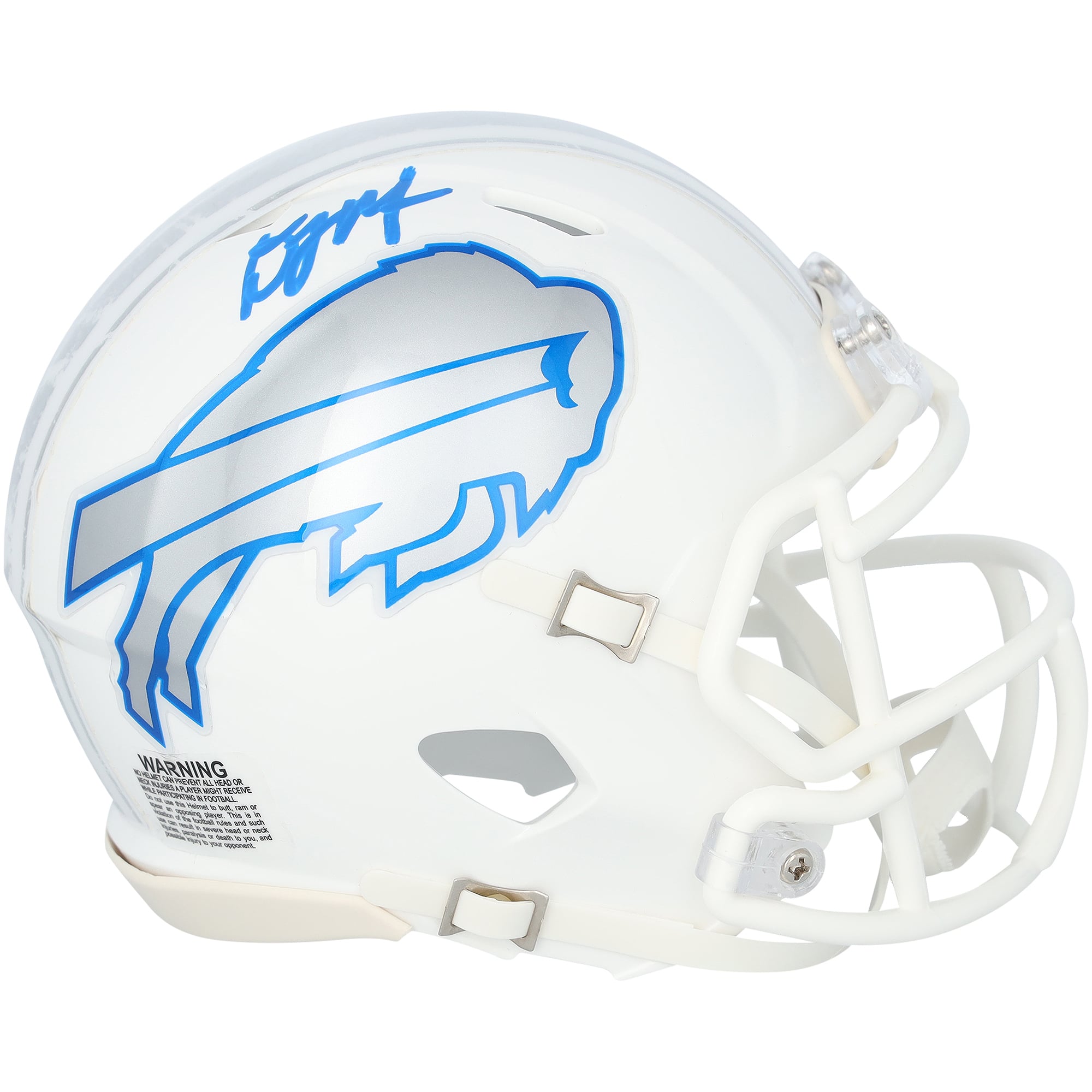 D.J. Moore Buffalo Bills Autographed Riddell Rivalry Speed Mini Helmet