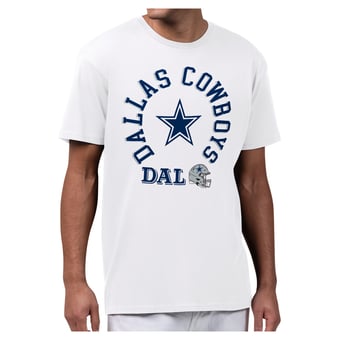 Men's Starter White Dallas Cowboys All-Around Fan Graphic T-Shirt