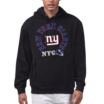 Men's Starter Black New York Giants All-Around Fan Graphic Hoodie