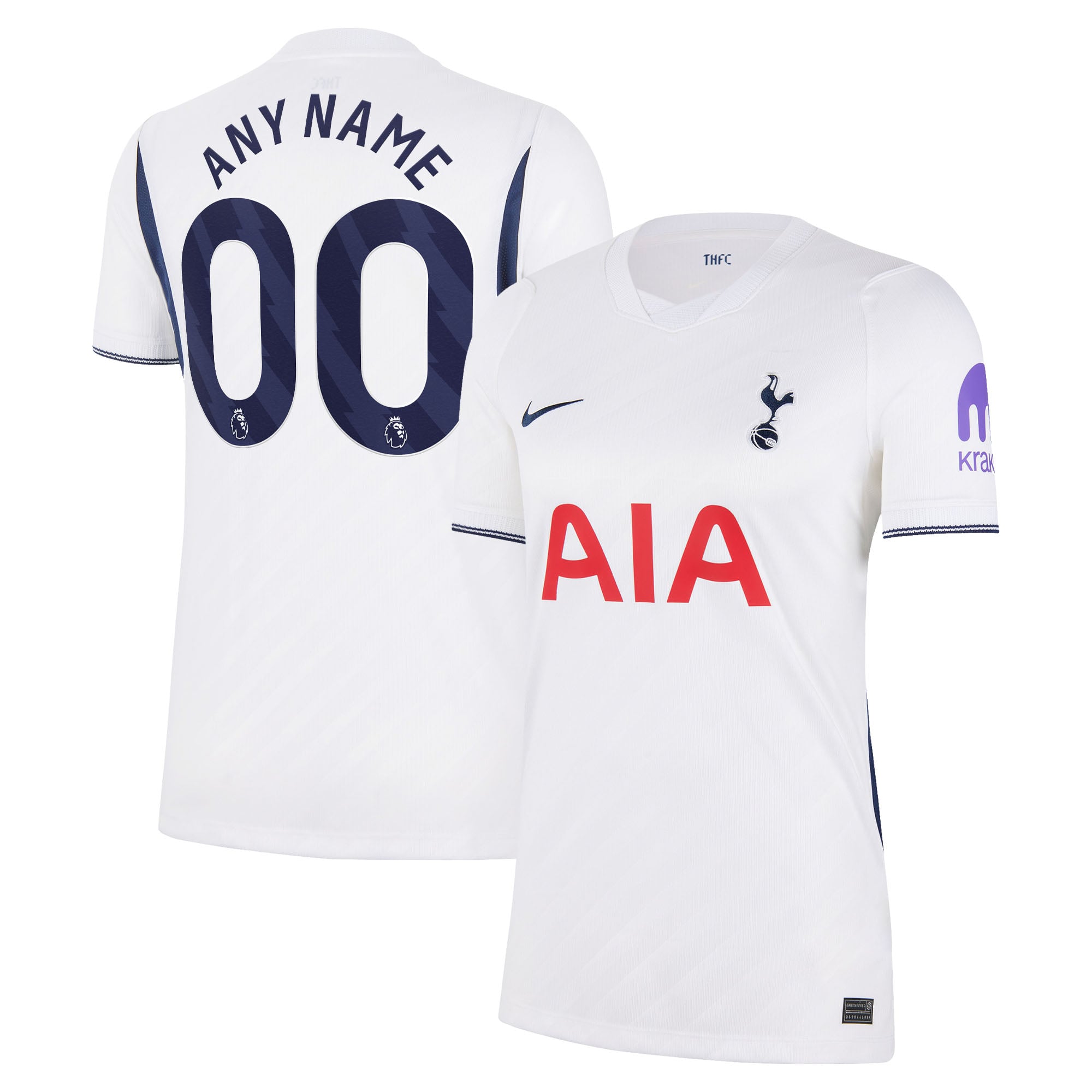 Women's Nike  White Tottenham Hotspur 2026/27 Home Stadium Replica Custom Jersey