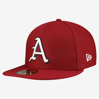 Men's New Era Cardinal Arkansas Razorbacks Core 59FIFTY Fitted Hat