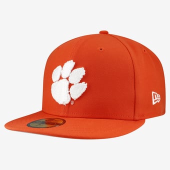 Men's New Era Orange Clemson Tigers Core 59FIFTY Fitted Hat