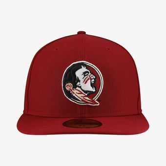Men's New Era Garnet Florida State Seminoles Core 59FIFTY Fitted Hat