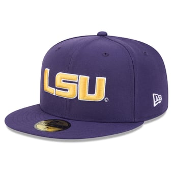 Men's New Era Purple LSU Tigers Core 59FIFTY Fitted Hat