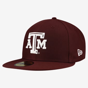 Men's New Era Maroon Texas A&M Aggies Core 59FIFTY Fitted Hat
