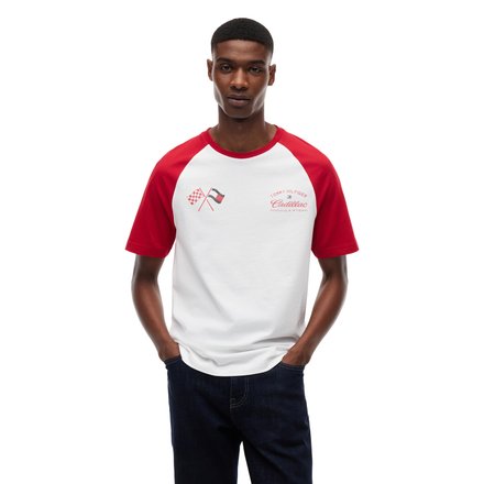 Cadillac Tommy Hilfiger Varsity Raglan T-Shirt