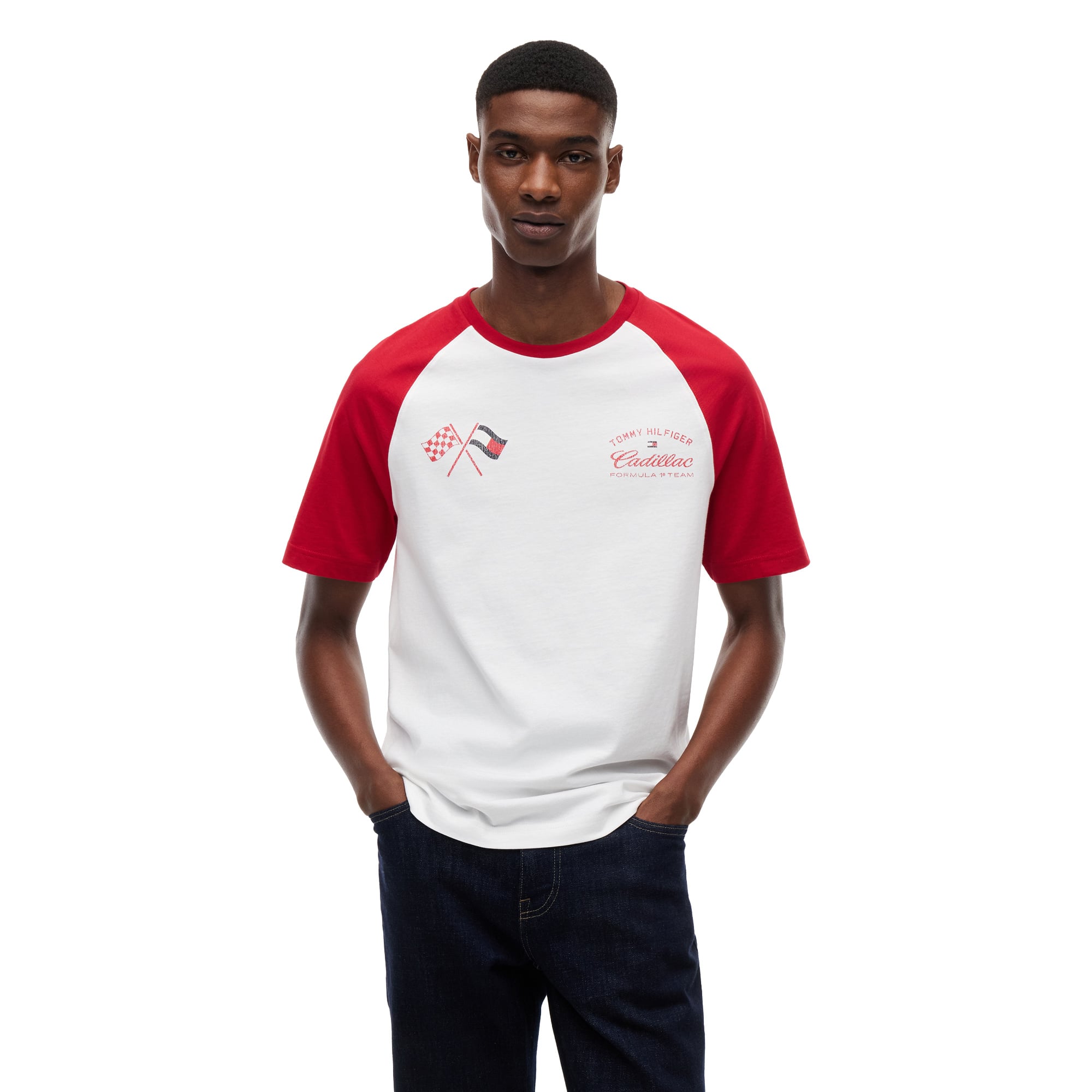 Cadillac Tommy Hilfiger Varsity Raglan T-Shirt
