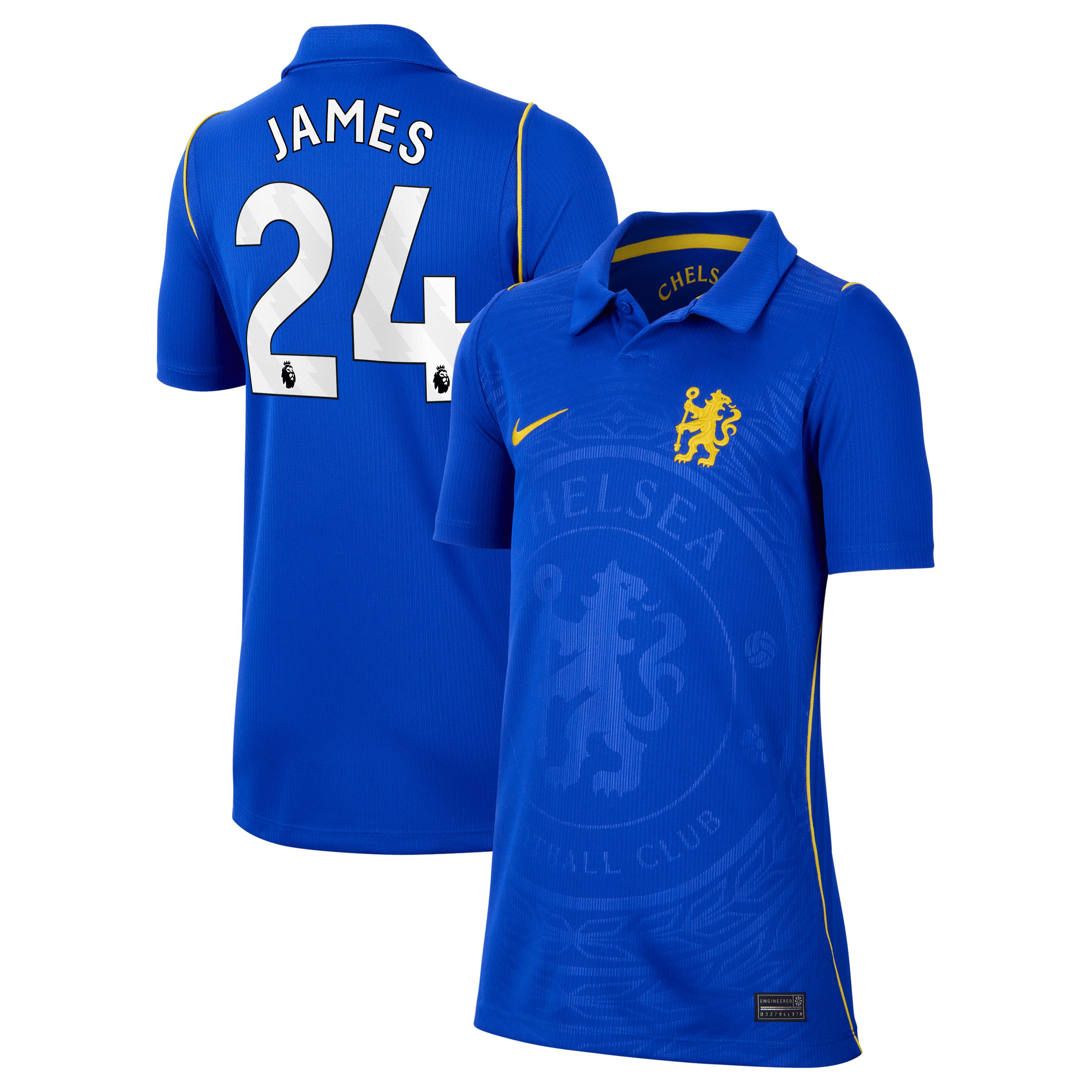 Youth Nike Reece James Blue Chelsea 2026/27 Home Stadium Replica Jersey