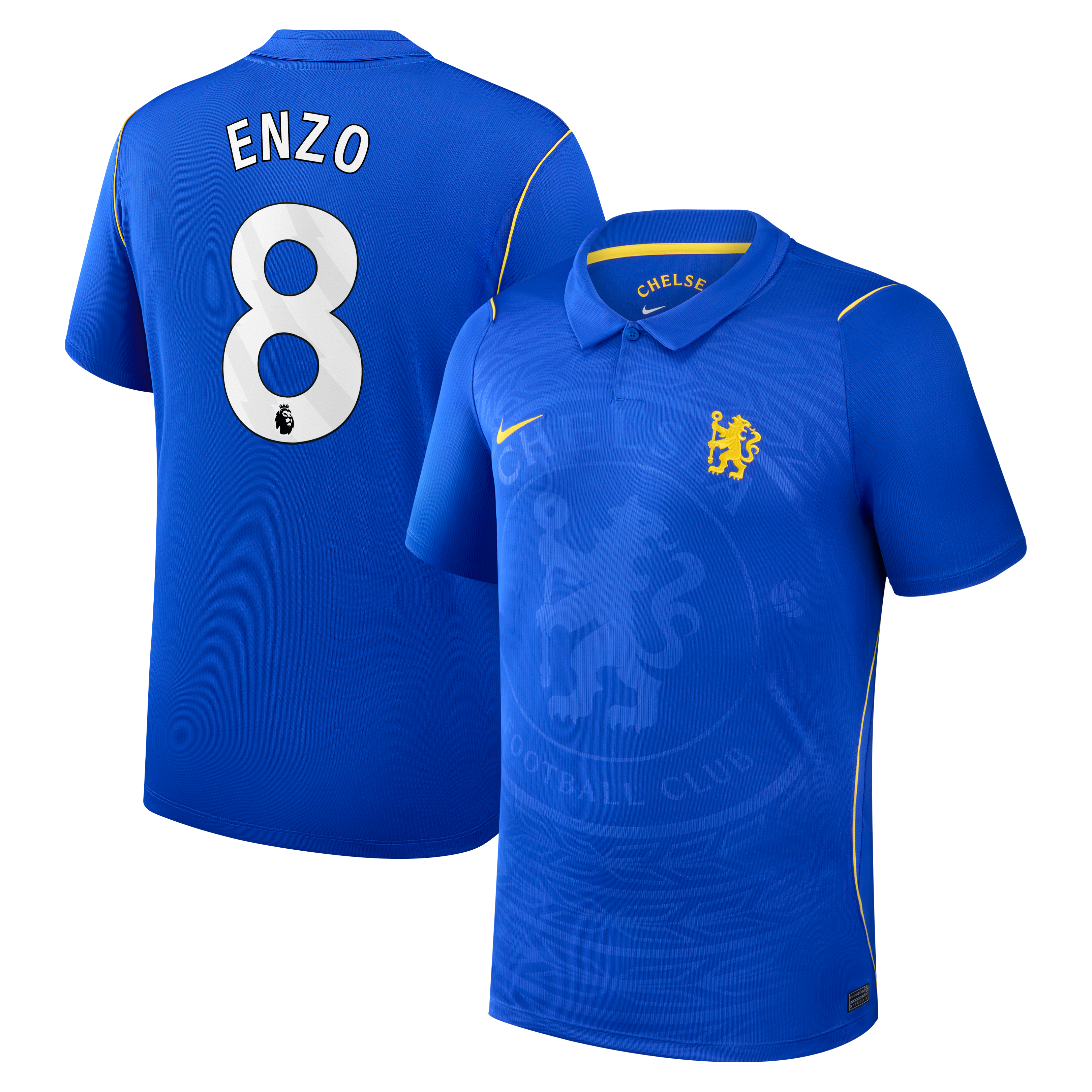 Men's Nike Enzo Fernández Blue Chelsea 2026/27 Home Stadium Replica Jersey