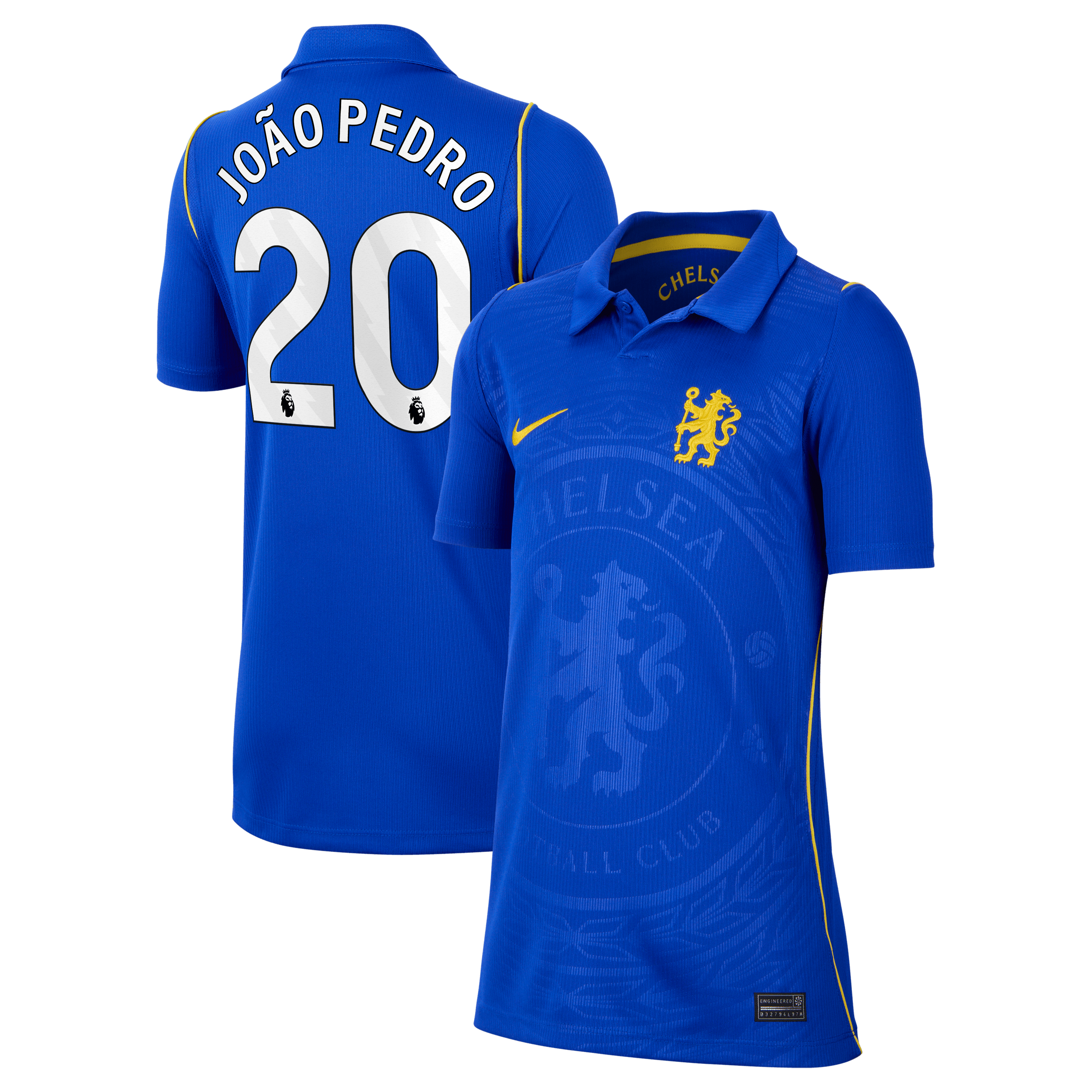 Youth Nike João Pedro Blue Chelsea 2026/27 Home Stadium Replica Jersey