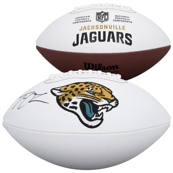 Trevor Lawrence Jacksonville Jaguars Autographed Wilson White Panel Football