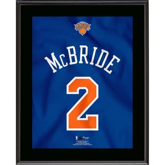 Miles McBride New York Knicks 10.5" x 13" Jersey Number Sublimated Player Plaque