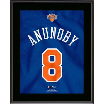 OG Anunoby New York Knicks 10.5" x 13" Jersey Number Sublimated Player Plaque