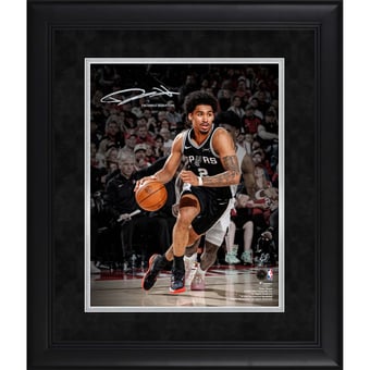 Dylan Harper San Antonio Spurs Facsimile Signature Framed 11" x 14" Spotlight Photograph