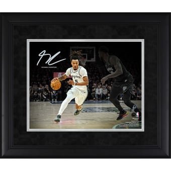 Stephon Castle San Antonio Spurs Facsimile Signature Framed 11" x 14" Spotlight Photograph