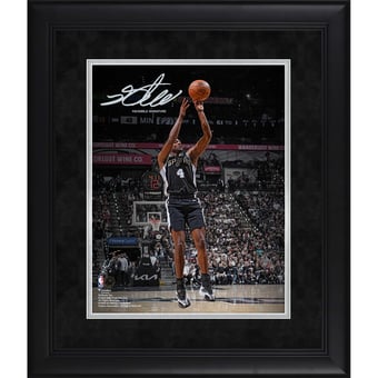 De'Aaron Fox San Antonio Spurs Facsimile Signature Framed 11" x 14" Spotlight Photograph