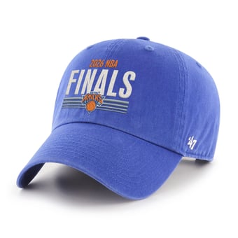 Men's '47 Blue New York Knicks 2026 NBA Finals Clean Up Adjustable Hat