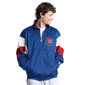 Men's Starter Royal Chicago Cubs Legacy Full-Zip Track Jacket