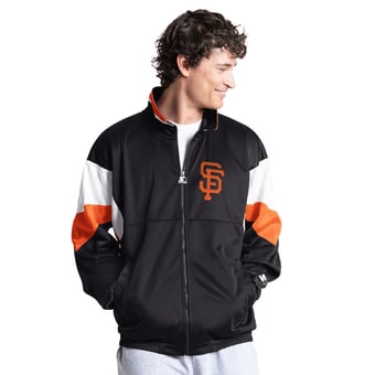 Men's Starter Black San Francisco Giants Legacy Full-Zip Track Jacket