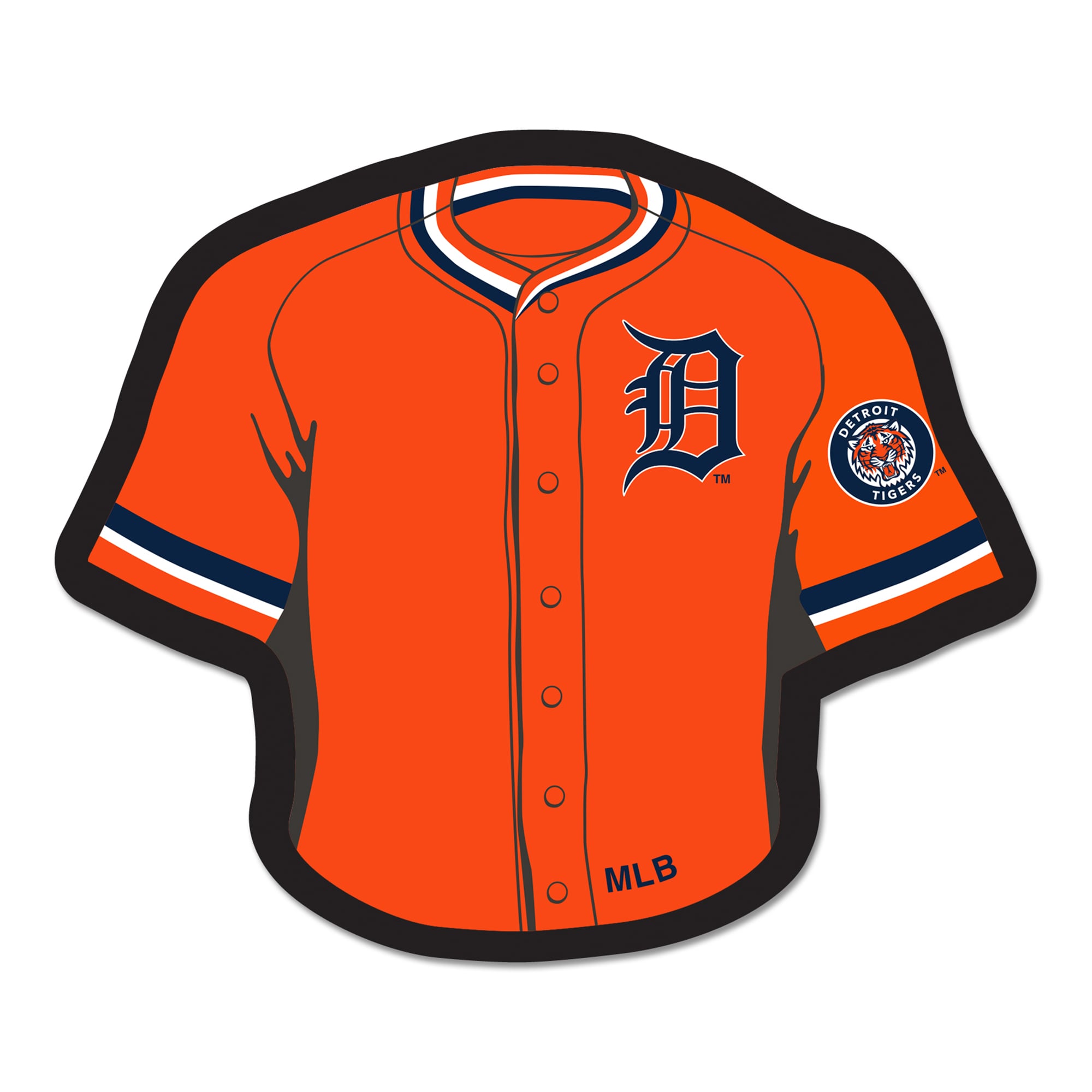WinCraft Detroit Tigers Orange Alternate Jersey Collector Pin