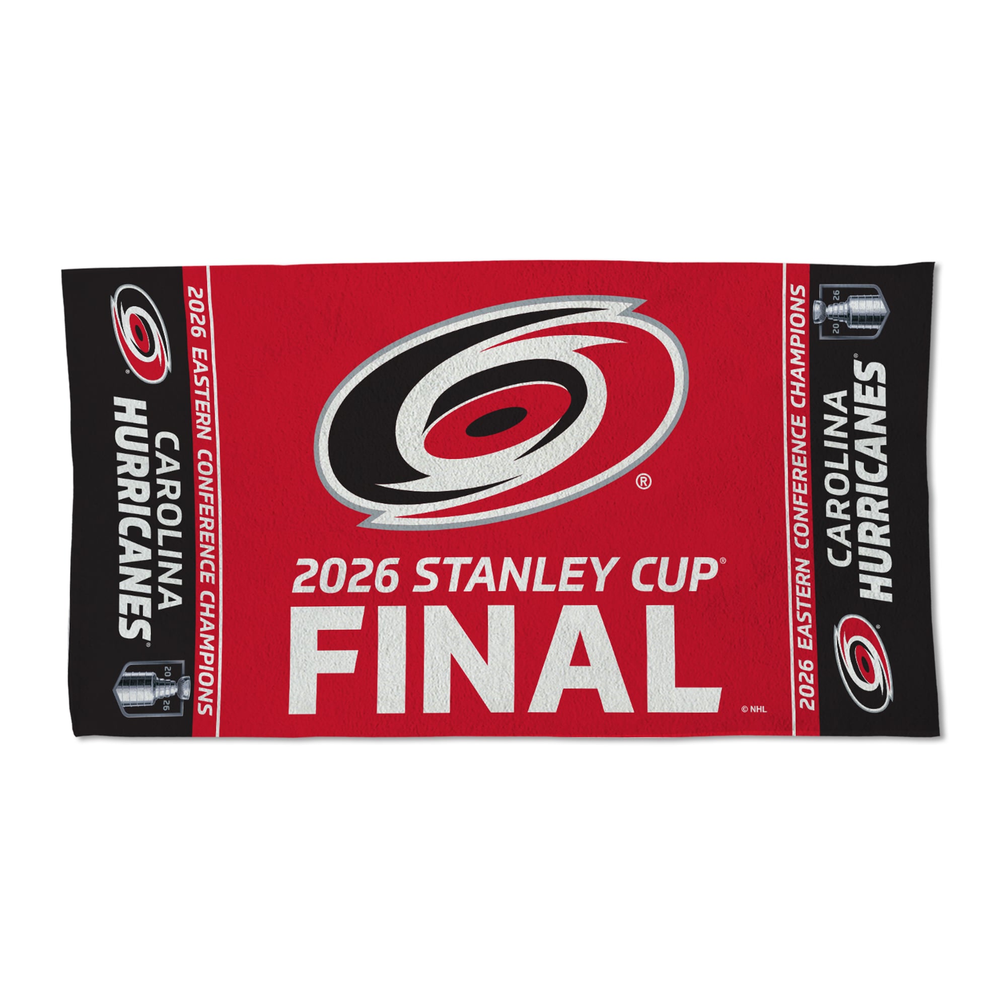 WinCraft Carolina Hurricanes 2026 NHL Eastern Conference Champions Locker Room 22" x 42" Double-Sided Celebration Towel