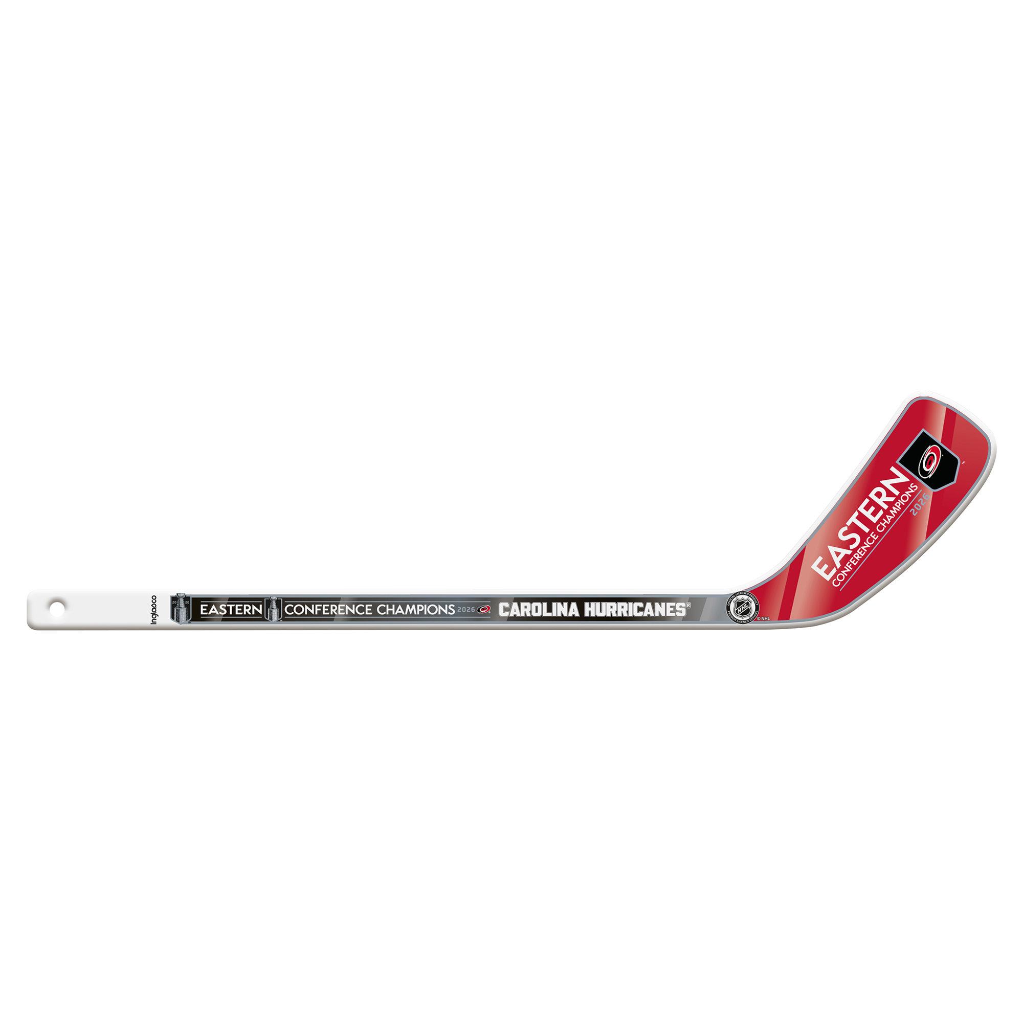 Carolina Hurricanes Inglasco 2026 NHL Eastern Conference Champions Mini Wood Stick