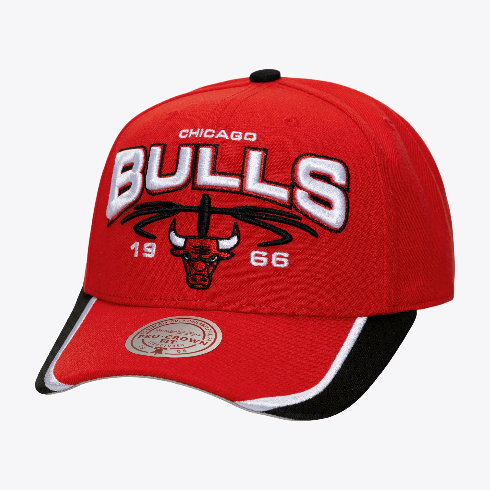 Chicago Bulls Mitchell & Ness Game Day Pro Snapback - Red