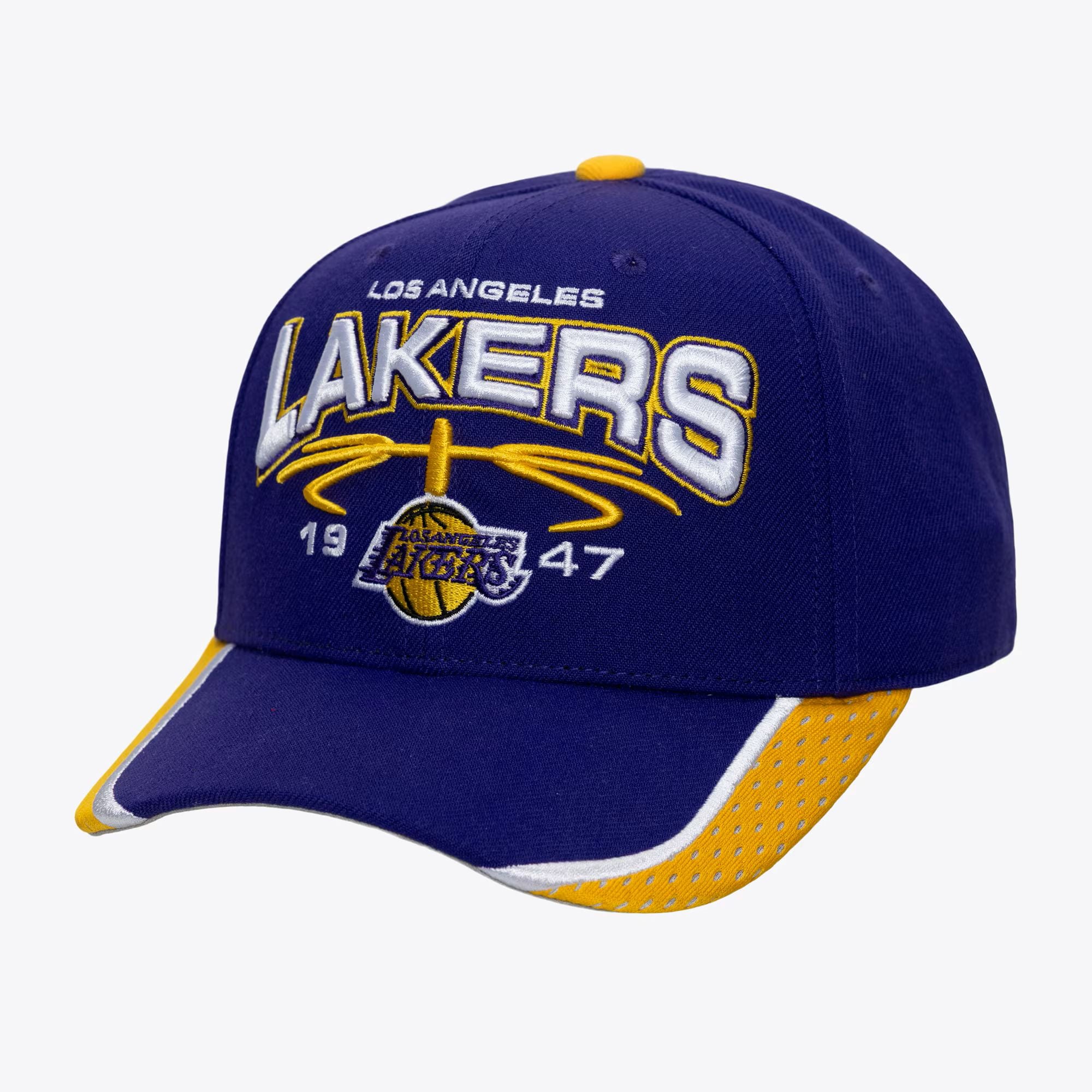 Los Angeles Lakers Mitchell & Ness Game Day Pro Snapback - Lila