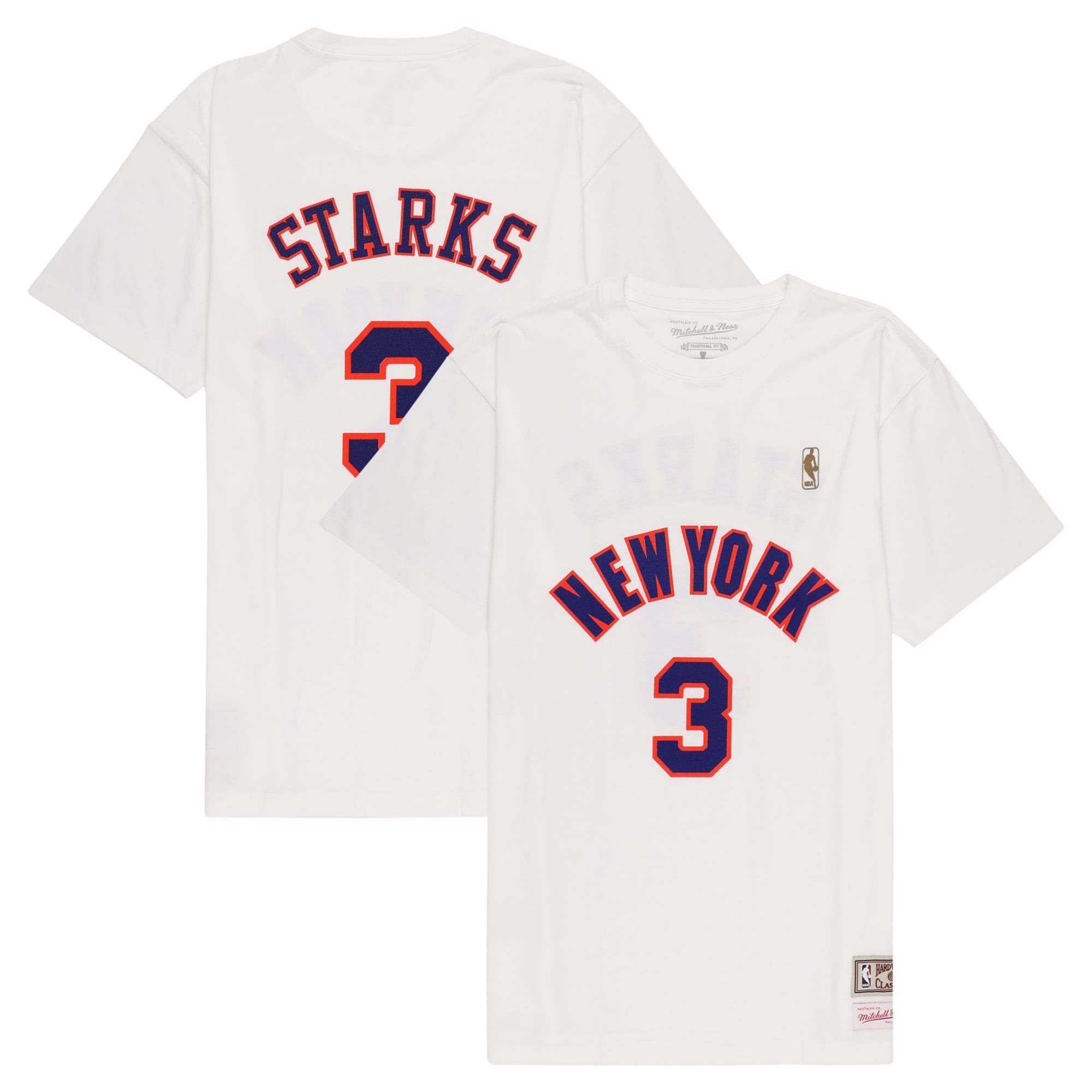 T-Shirt Nom et Numéro New York Knicks Mitchell & Ness – Homme