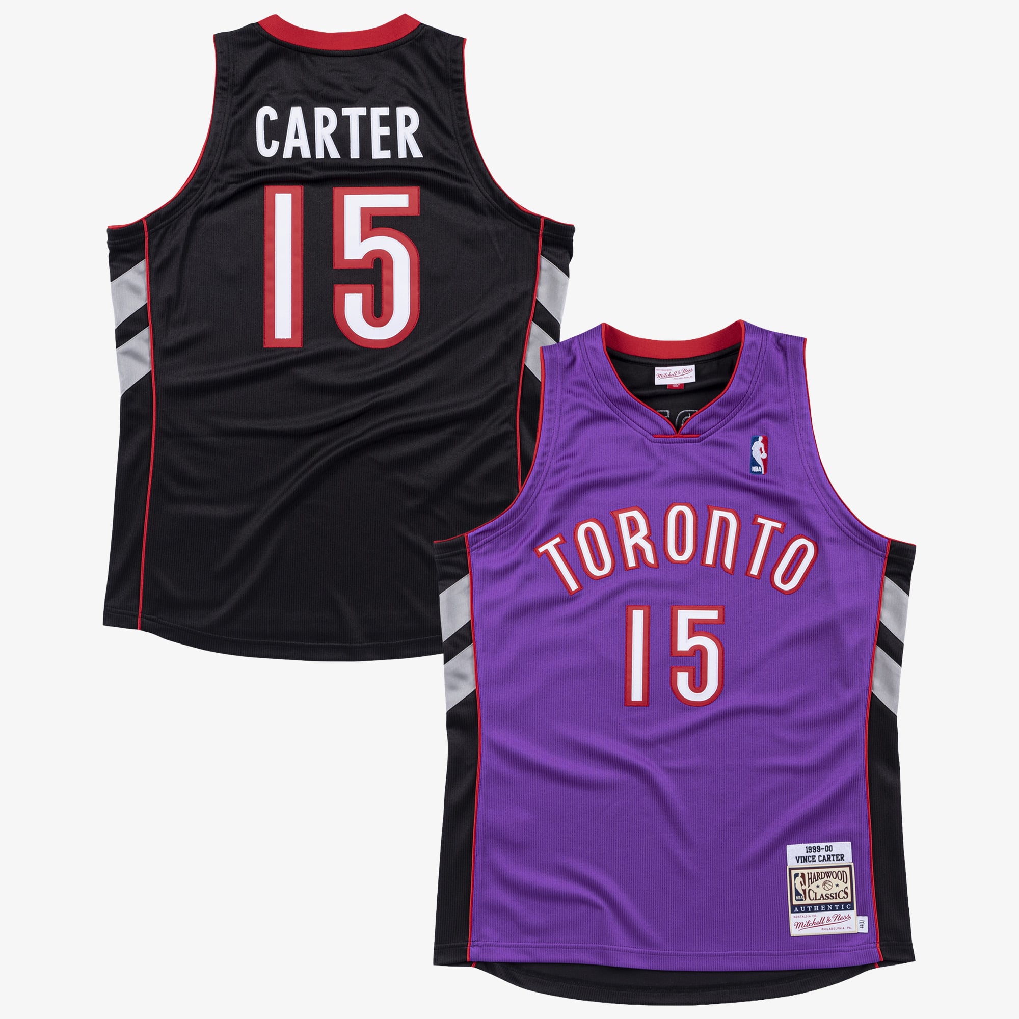 Toronto Raptors Mitchell & Ness Vince Carter 99-00 Authentic Jersey - Lila
