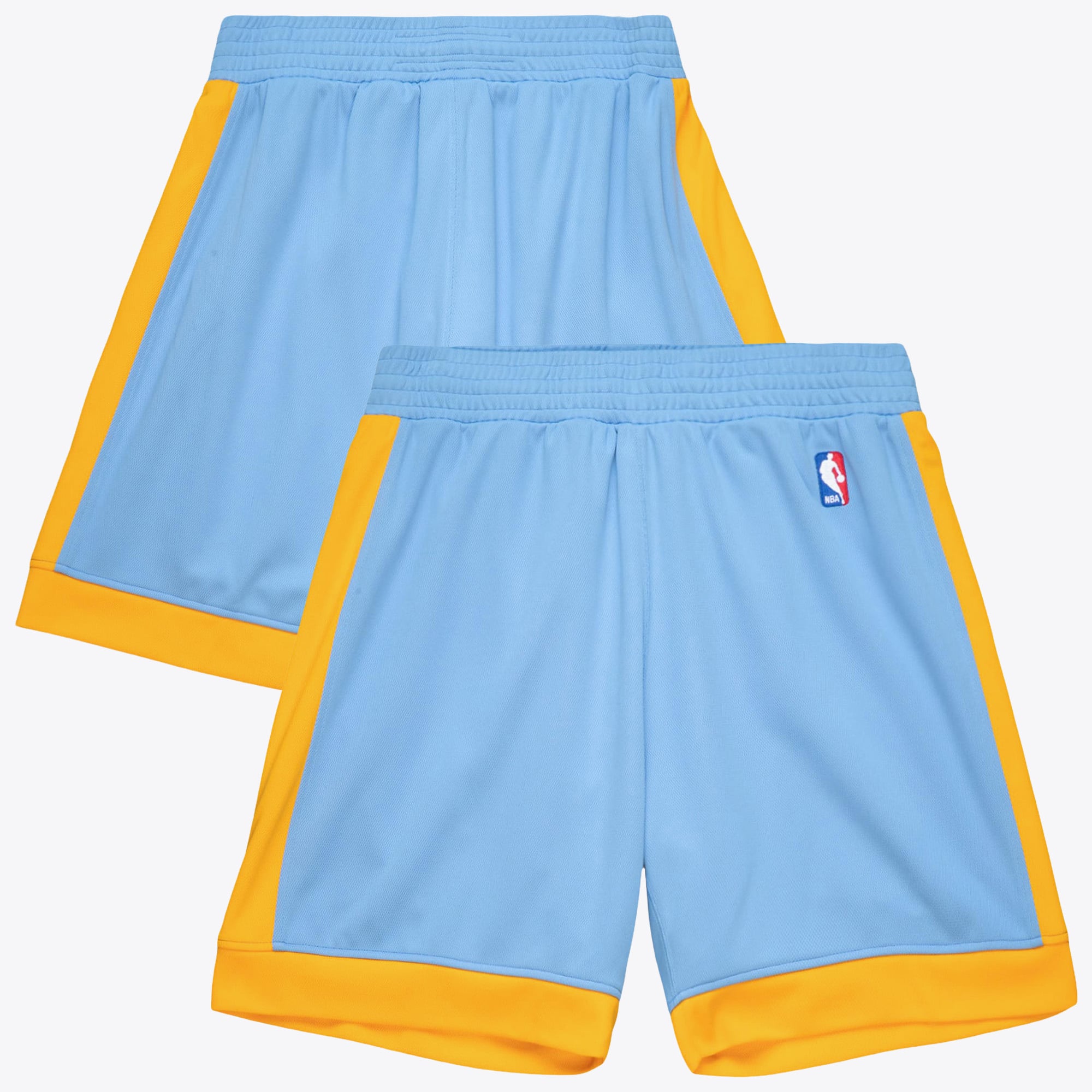 Los Angeles Lakers Mitchell & Ness 2001 Authentic Shorts - Hellblau - Herren