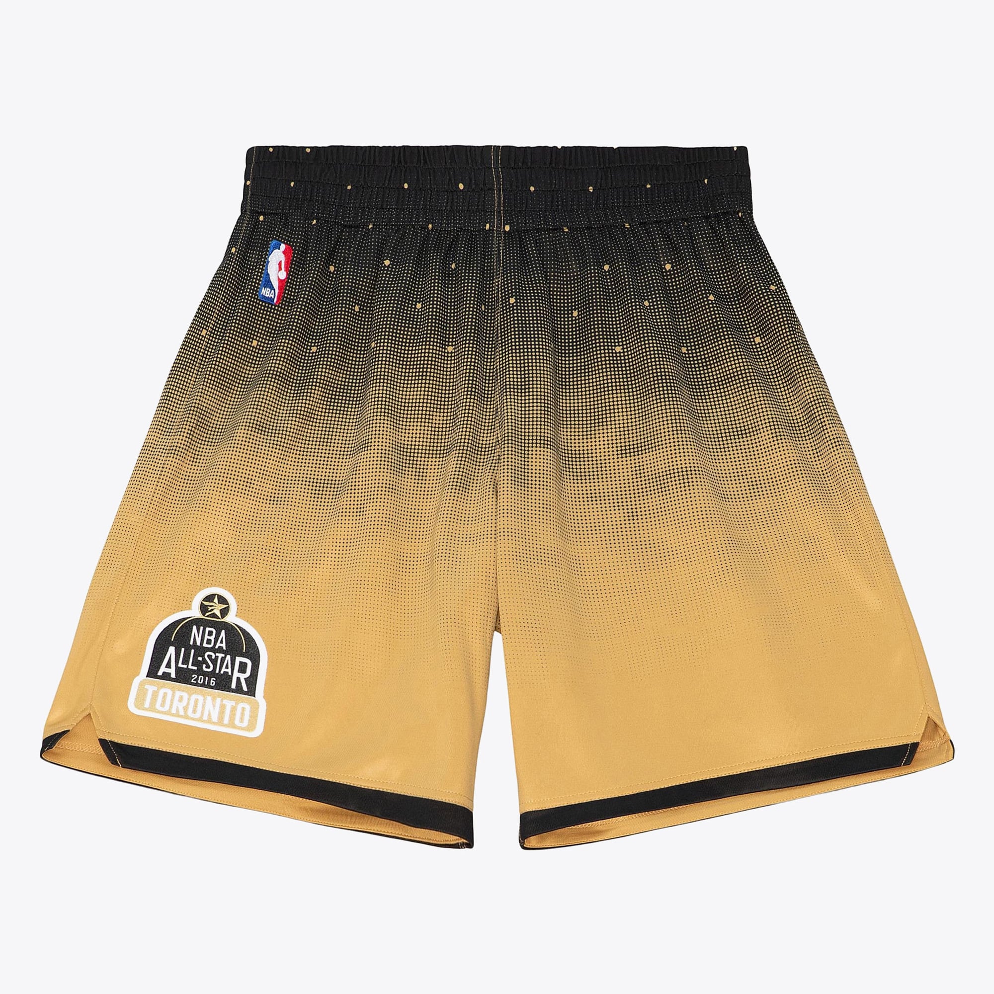 NBA Mitchell & Ness 2016 World Shorts All-Star - Black/Gold - Mens