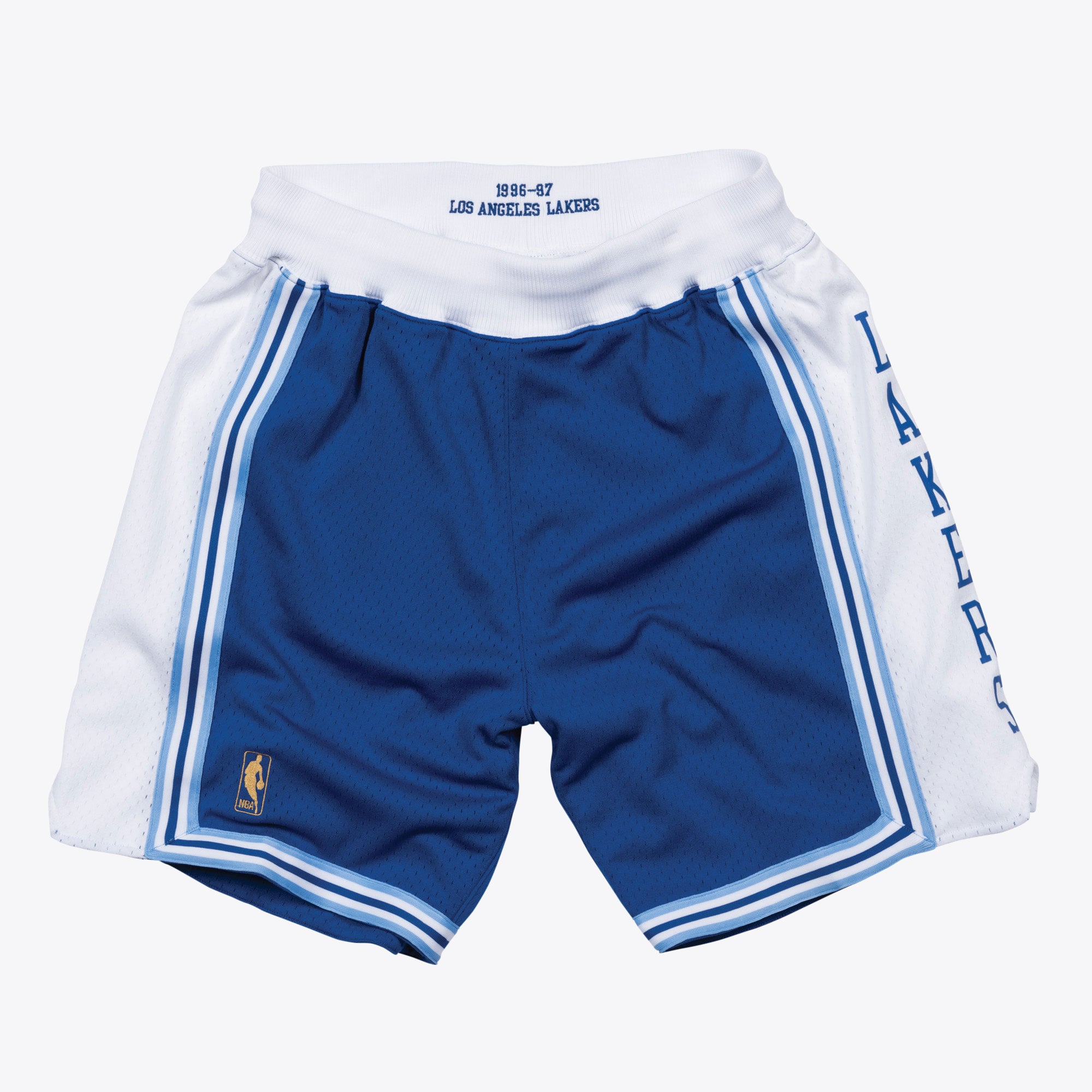 Los Angeles Lakers Mitchell & Ness 96-97 Authentic Alternate Shorts - Royal Blue - Mens