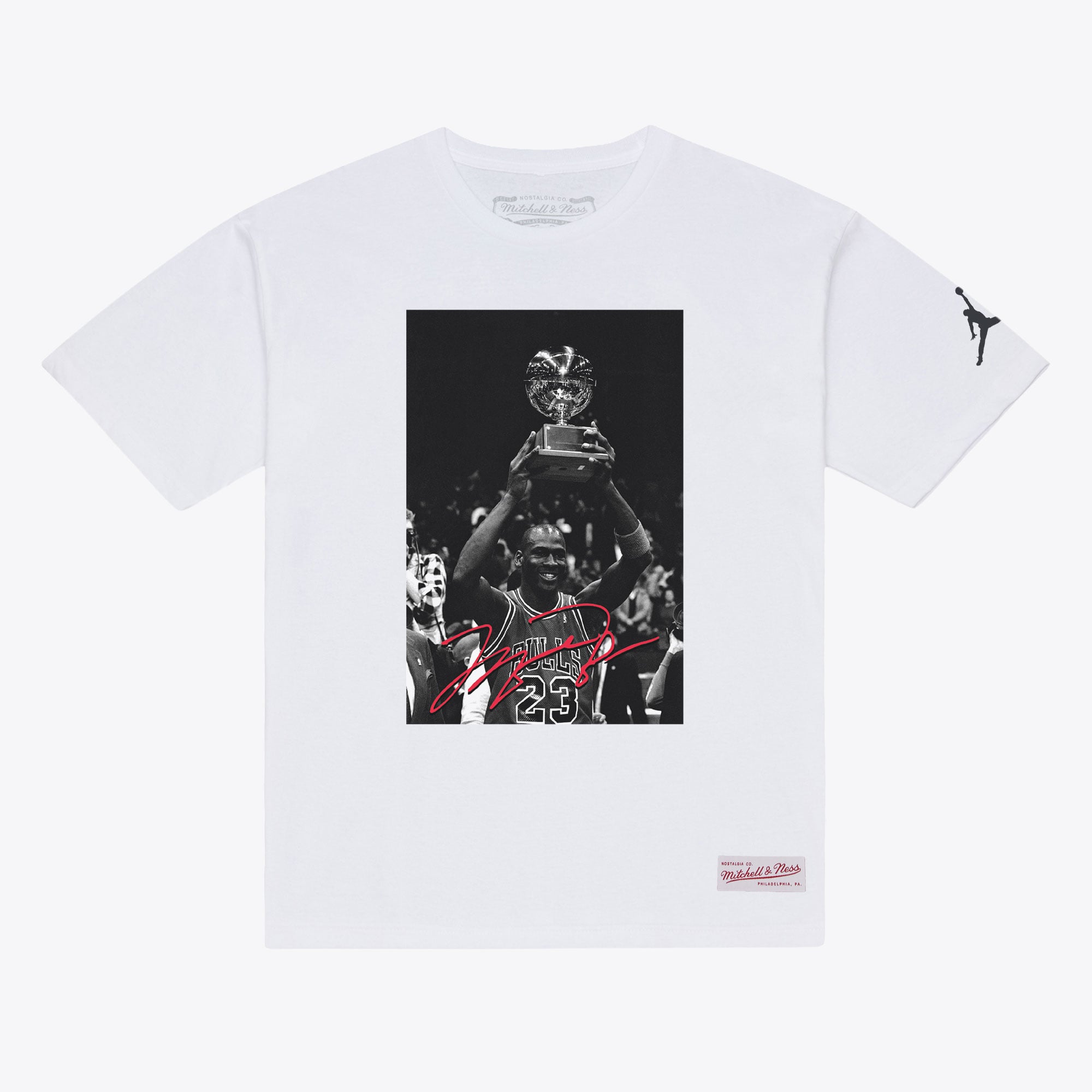 T-shirt Chicago Bulls Mitchell & Ness X Jordan Trophy - Homme