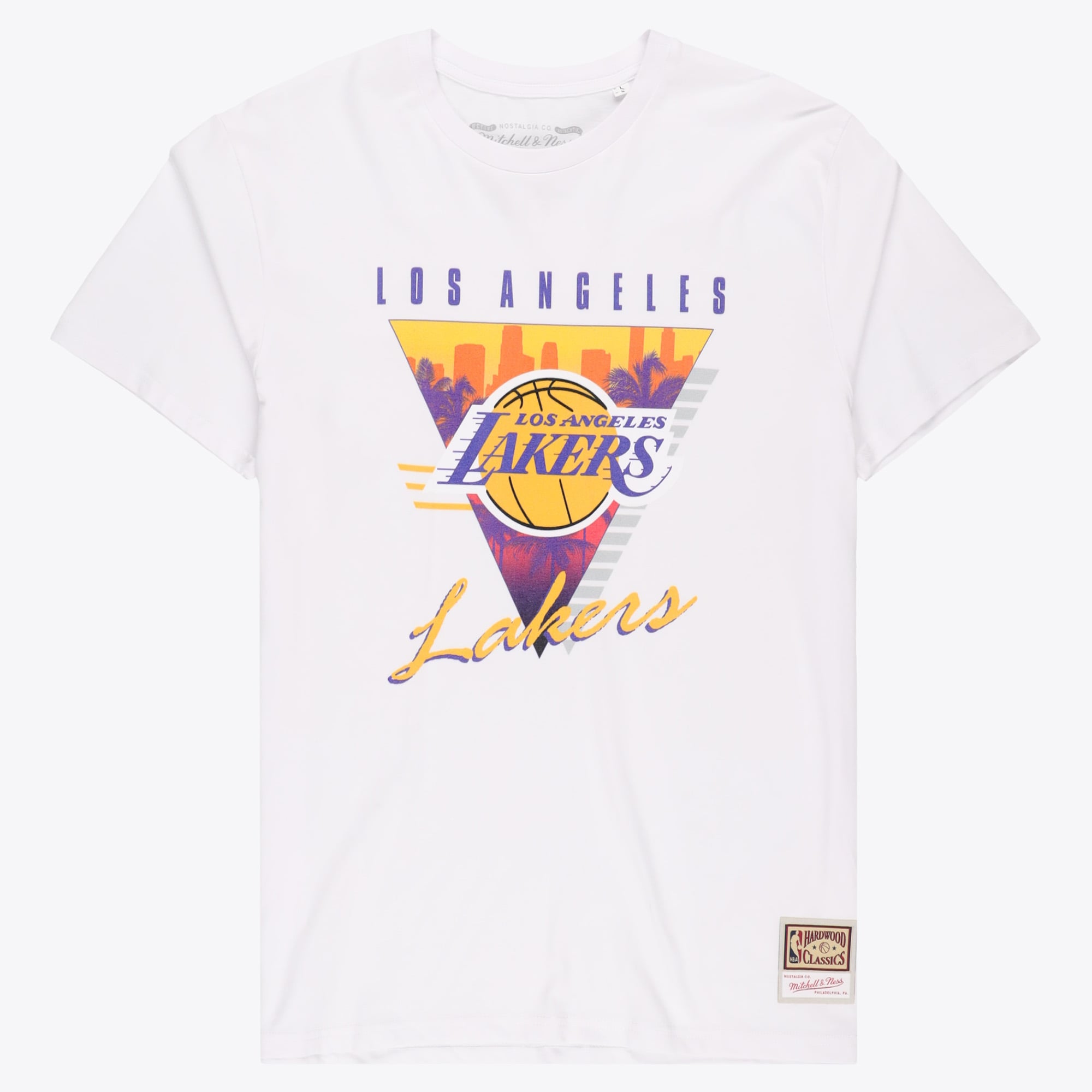 Los Angeles Lakers Mitchell & Ness Final Seconds T-Shirt – Weiß – Herren