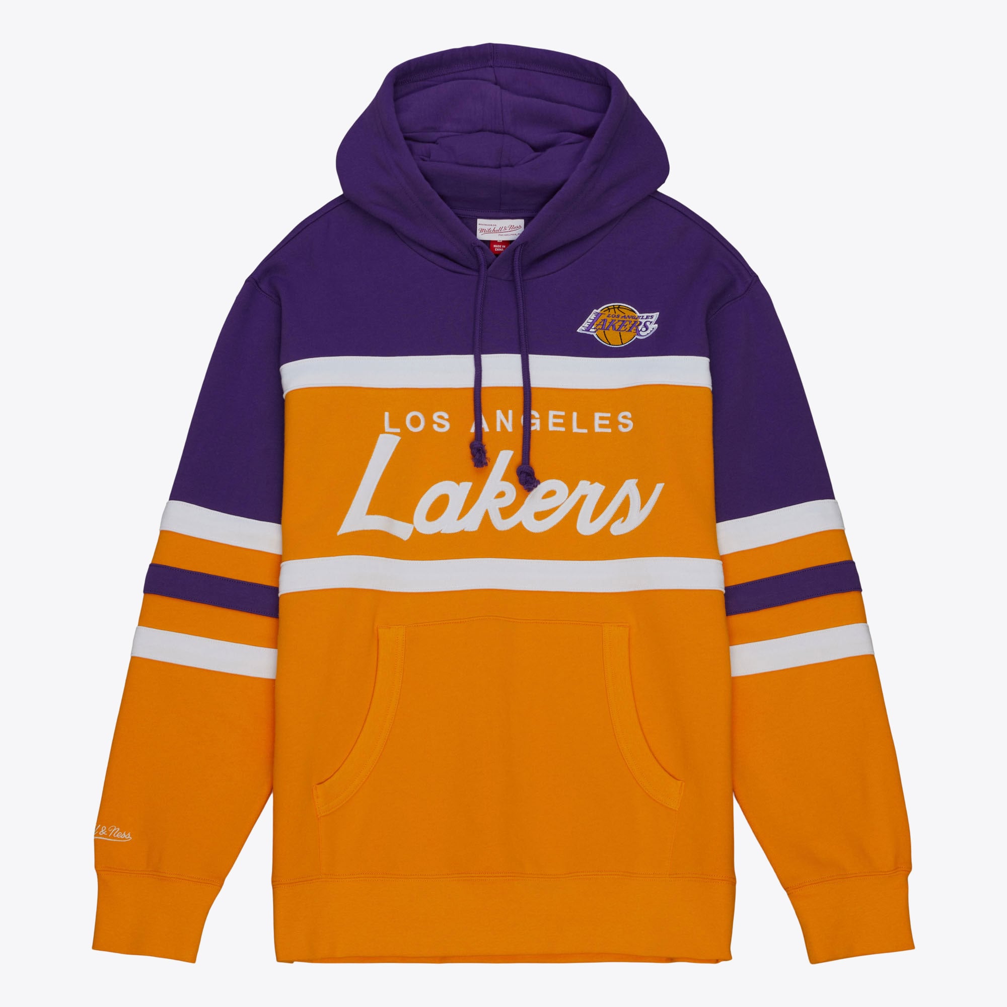 Los Angeles Lakers Mitchell & Ness Head Coach Hoodie - Mens