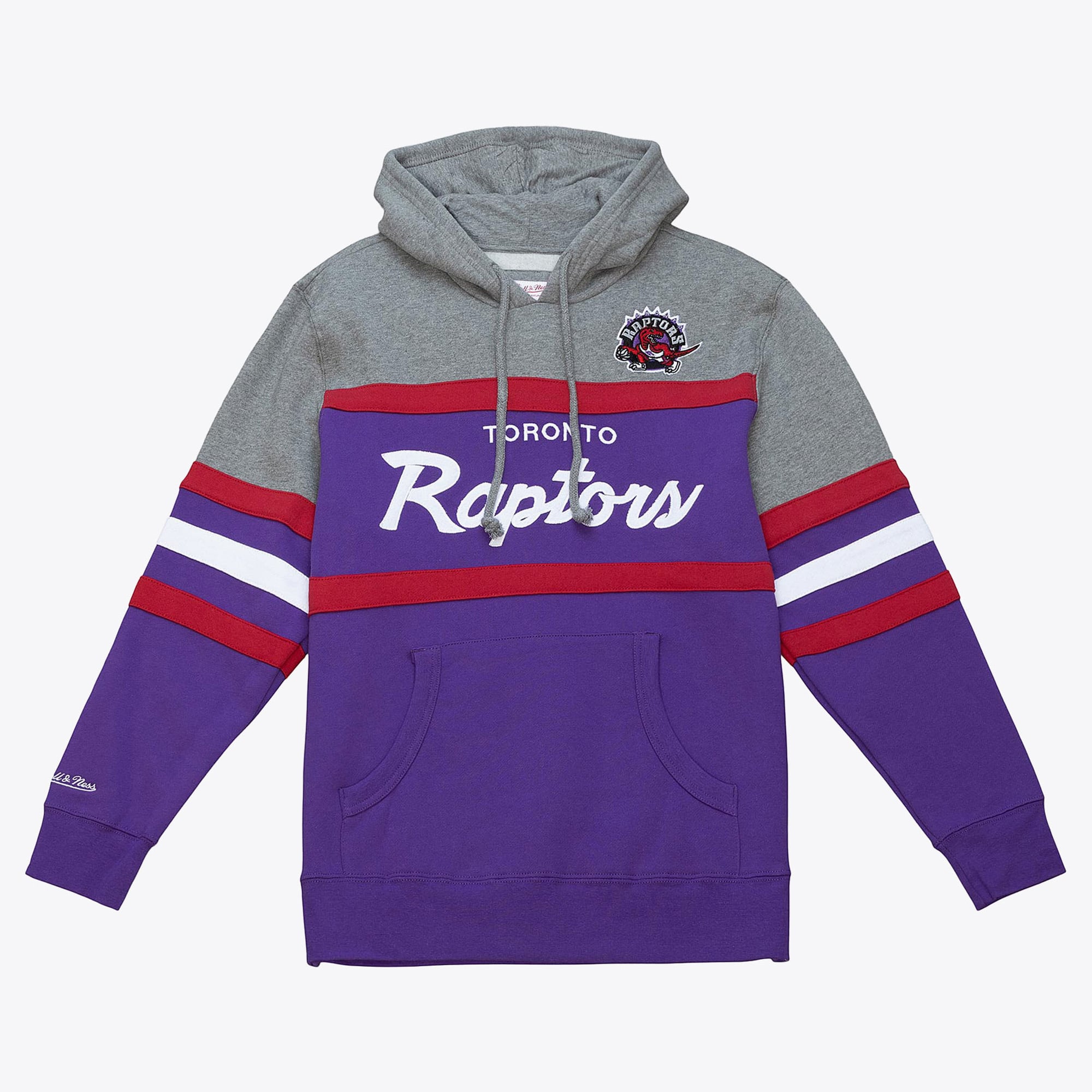 Toronto Raptors Mitchell & Ness Head Coach Hoodie – Lila – Herren