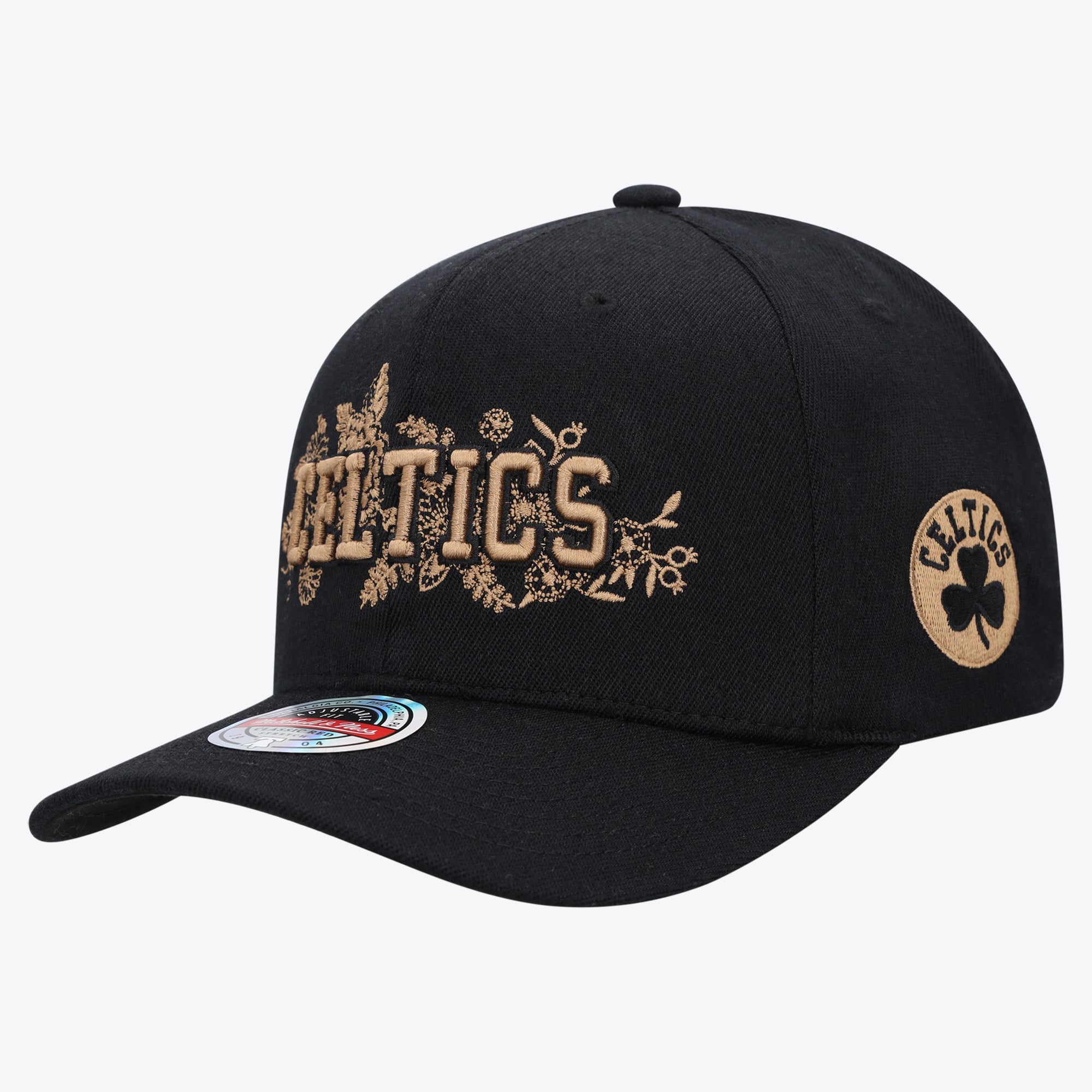 Boston Celtics Mitchell & Ness Morning Haze Classic Red Cap – Schwarz – Herren