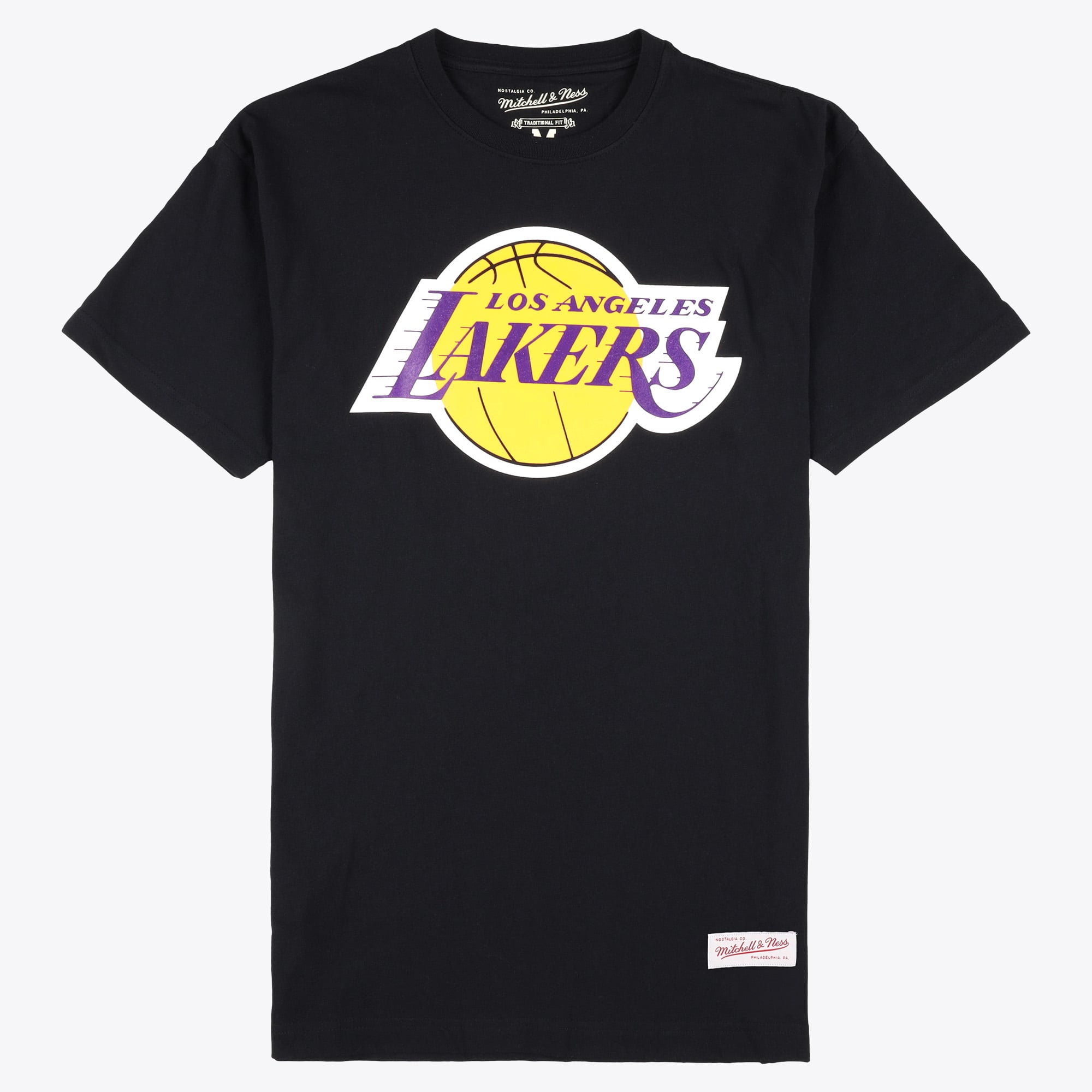 Los Angeles Lakers Mitchell & Ness Team Logo Traditional Hardwood Classics - Schwarz - Herren