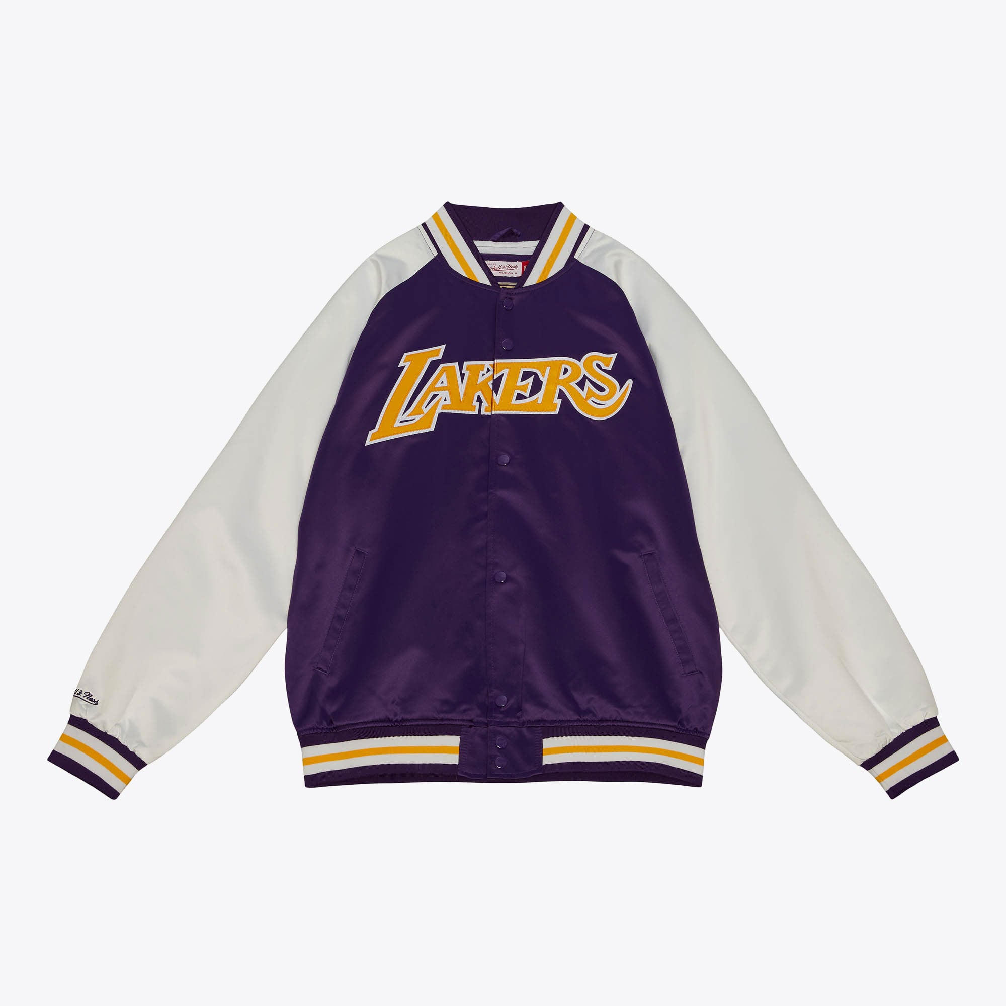 Los Angeles Lakers Mitchell & Ness Primetime Leichte Satinjacke - Lila - Herren