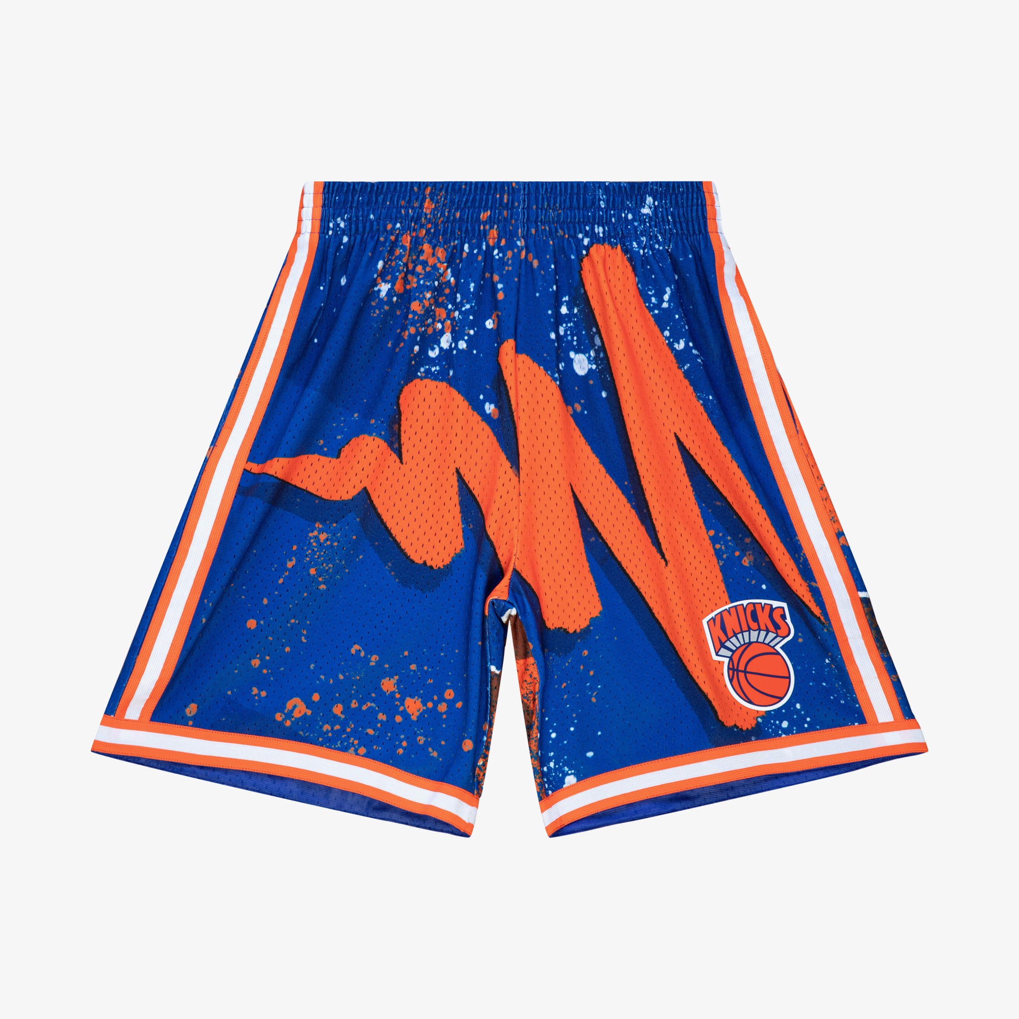 New York Knicks Mitchell & Ness 1991 Hyper Hoops Swingman Shorts – Blau – Herren