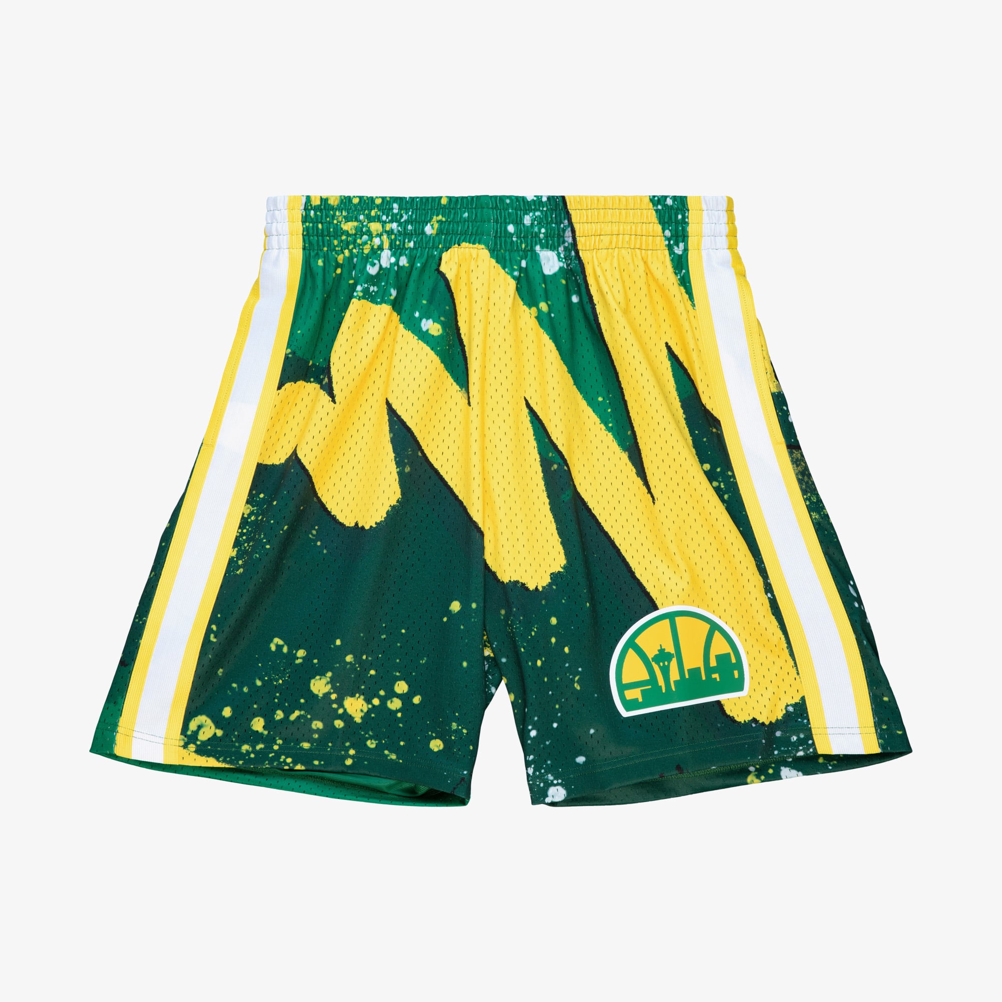 Pantaloncini da uomo Seattle Supersonics Mitchell & Ness 1994 Hyper Hoops Swingman - Verdi