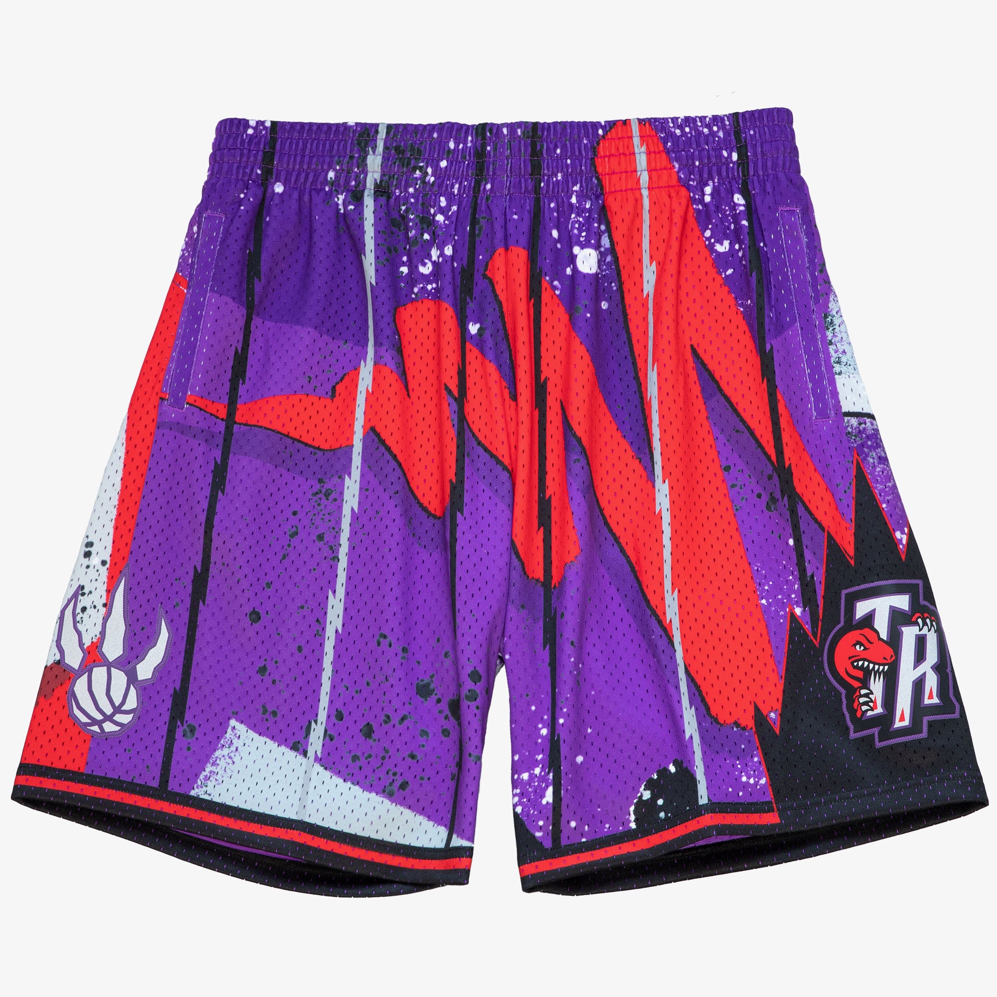 Toronto Raptors Mitchell & Ness 1998 Hyper Hoops Swingman Shorts – Lila – Herren