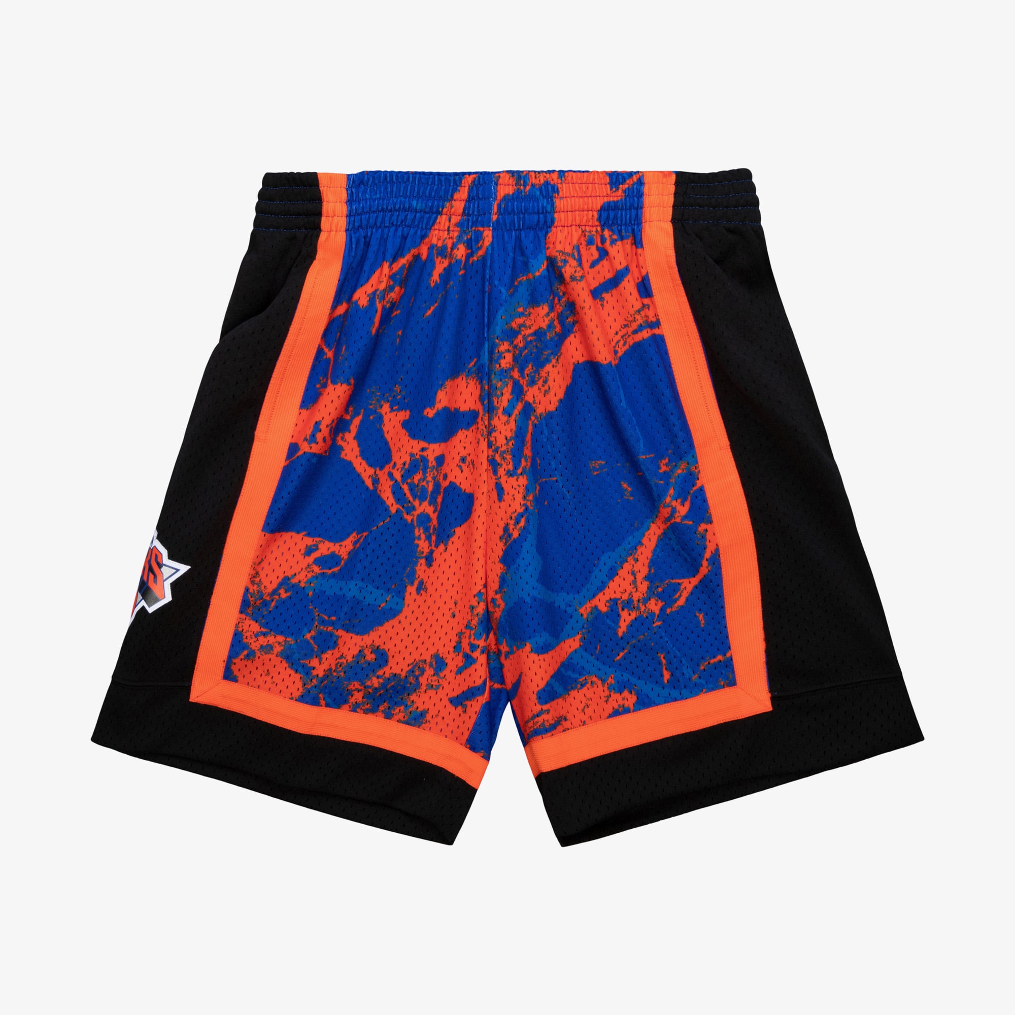 New York Knicks Mitchell & Ness 1996 Team Marble Swingman Shorts - Blau - Herren