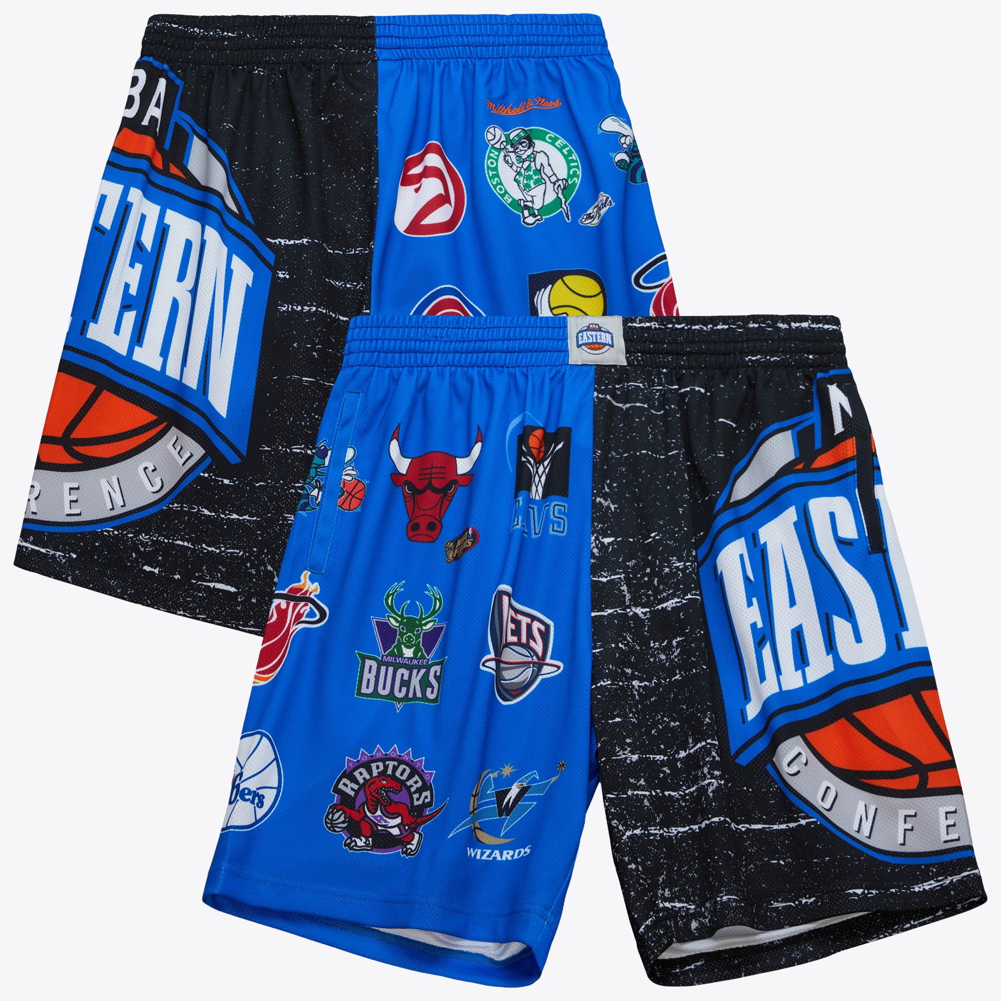 NBA Mitchell & Ness Jumbotron 3.0 Shorts All-Star - Multi/White - Mens