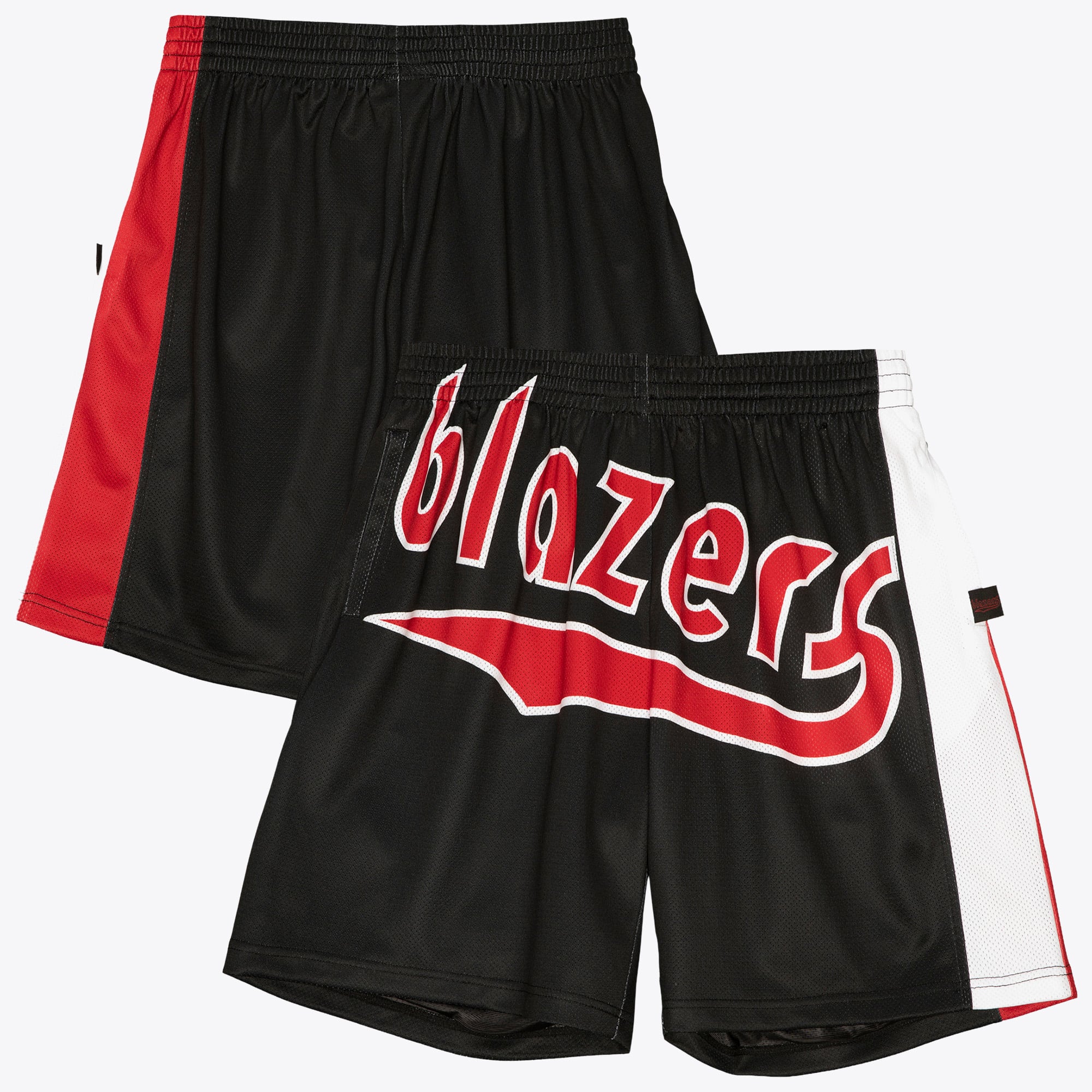 Portland Trail Blazers Mitchell & Ness Blown Out Fashion Shorts – Schwarz – Herren