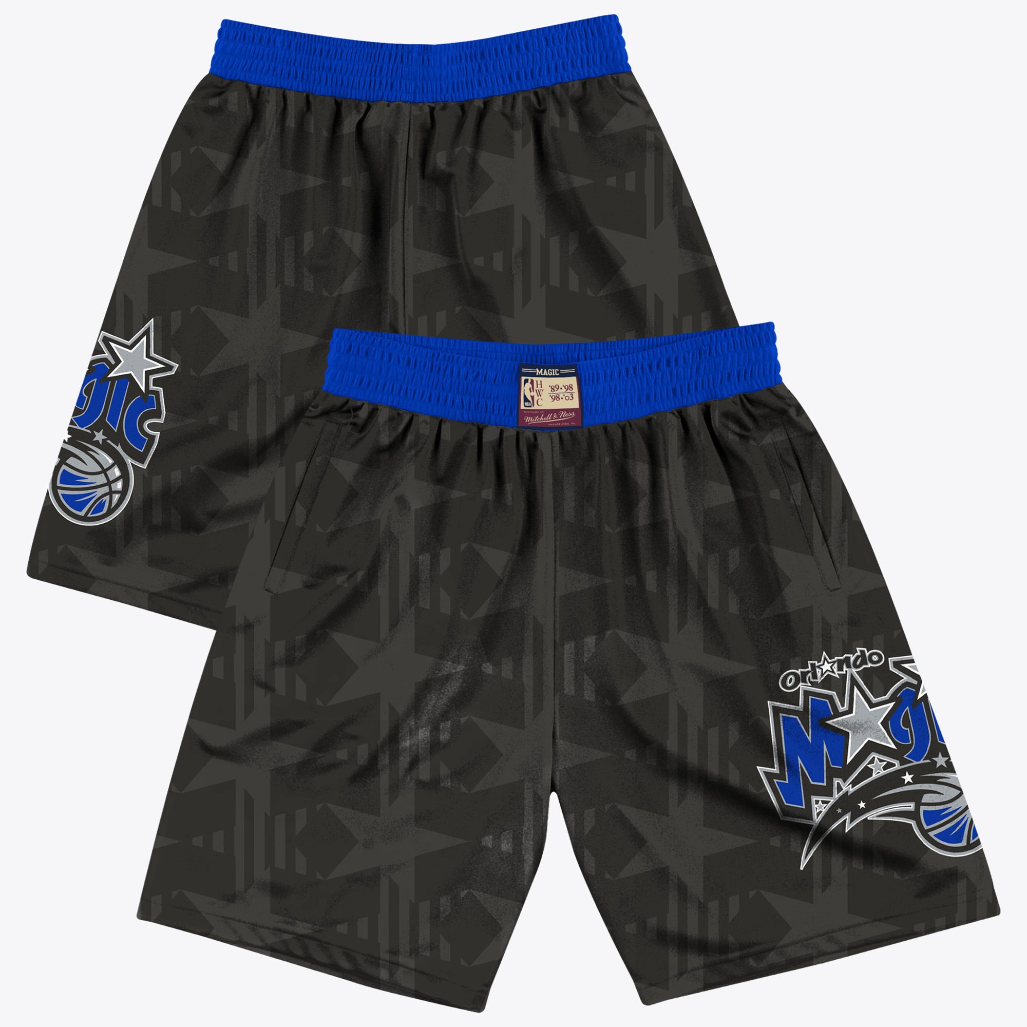 Orlando Magic Mitchell & Ness Team Heritage Shorts 89 – Schwarz – Herren