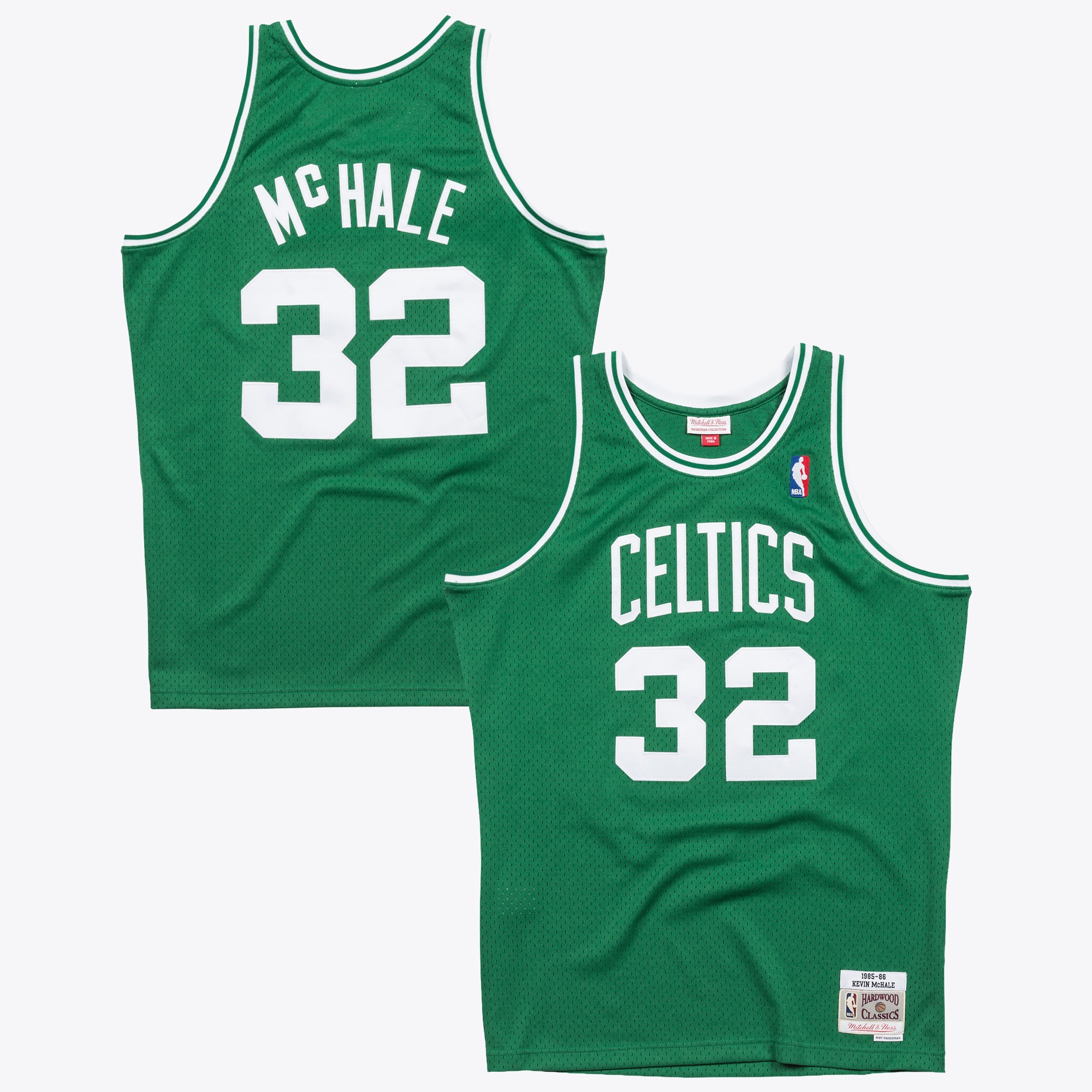 Boston Celtics Mitchell & Ness Kevin McHale 1985 Swingman Authentisches Trikot – Dunkelgrün