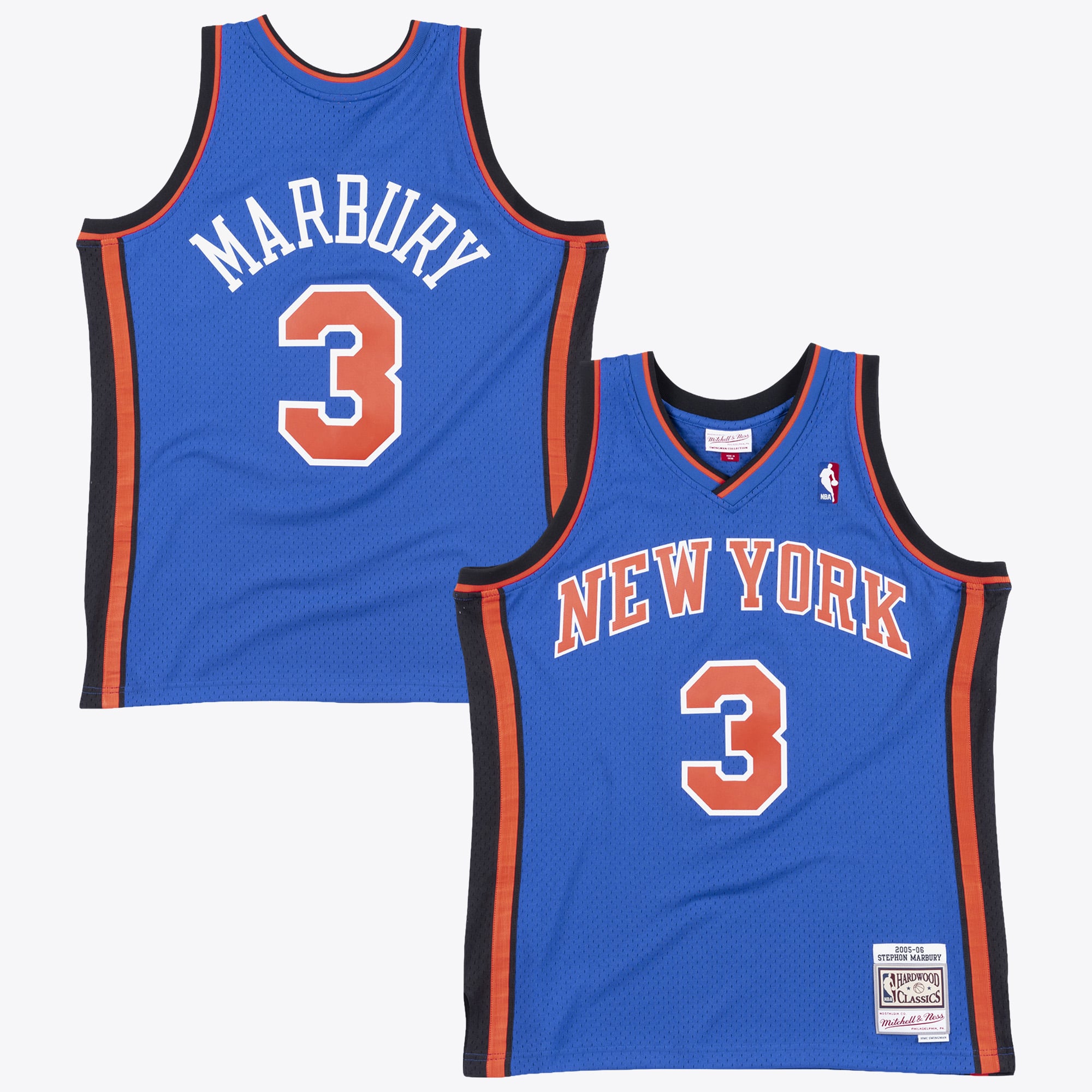 New York Knicks Mitchell & Ness Stephon Marbury 2006 Swingman Authentic Jersey – Königsblau